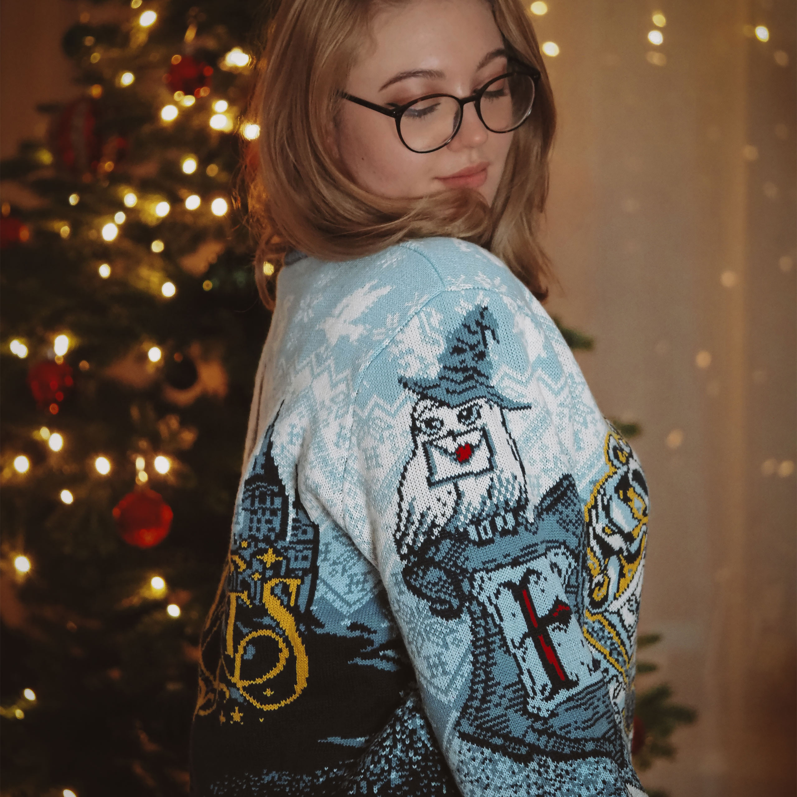Harry Potter - Maglione lavorato a maglia Hogwarts