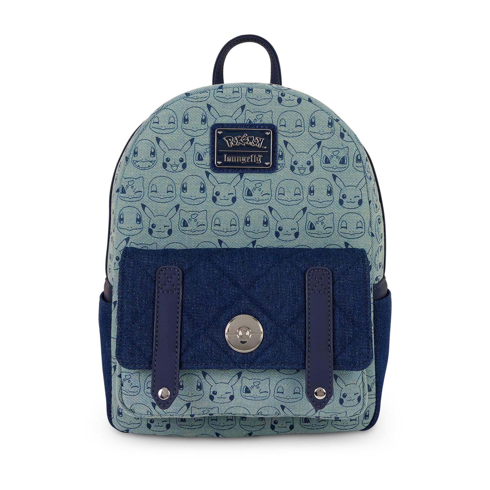 Mini sac à dos en denim Pikachu - Pokémon