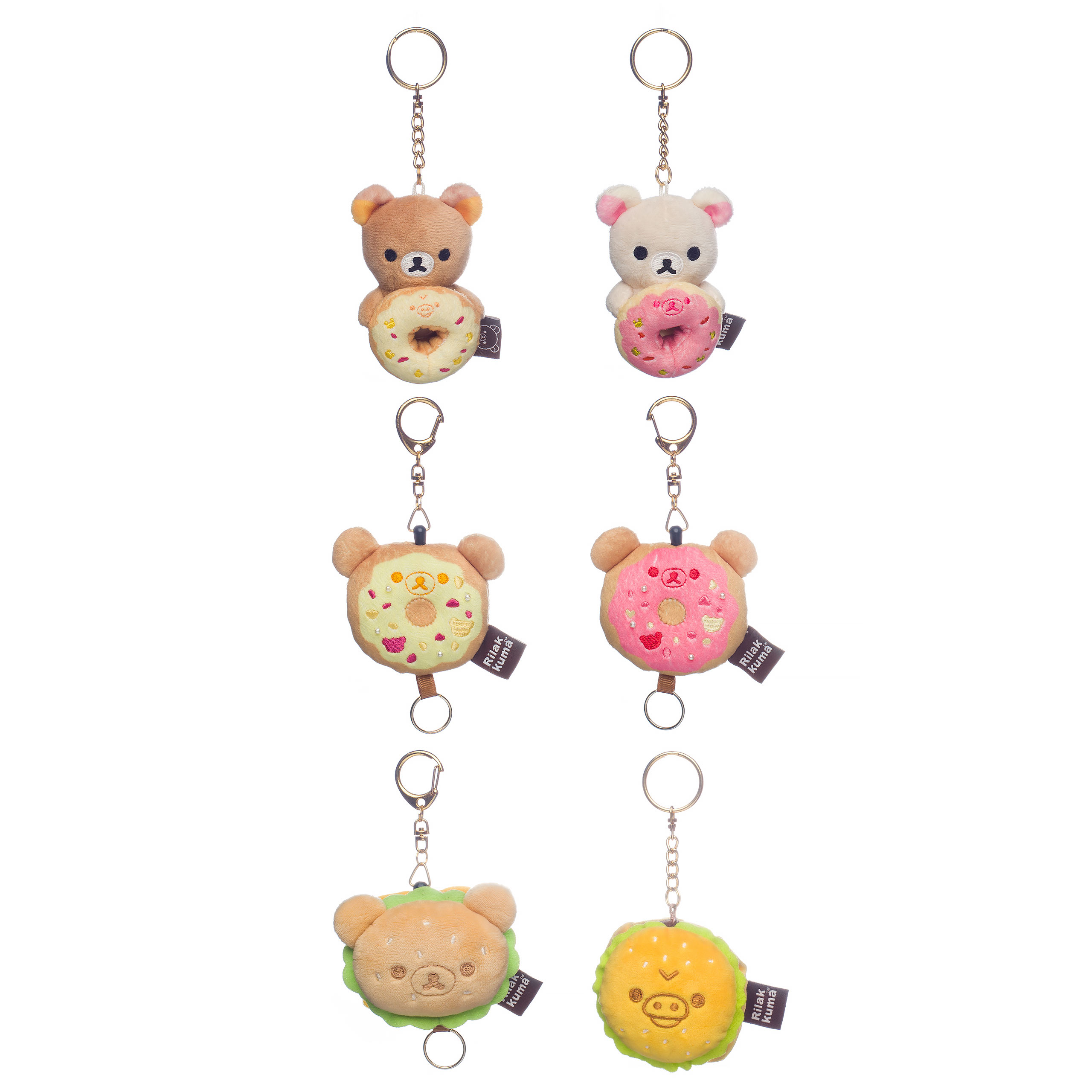 Rilakkuma - Portachiavi in peluche misterioso Deli