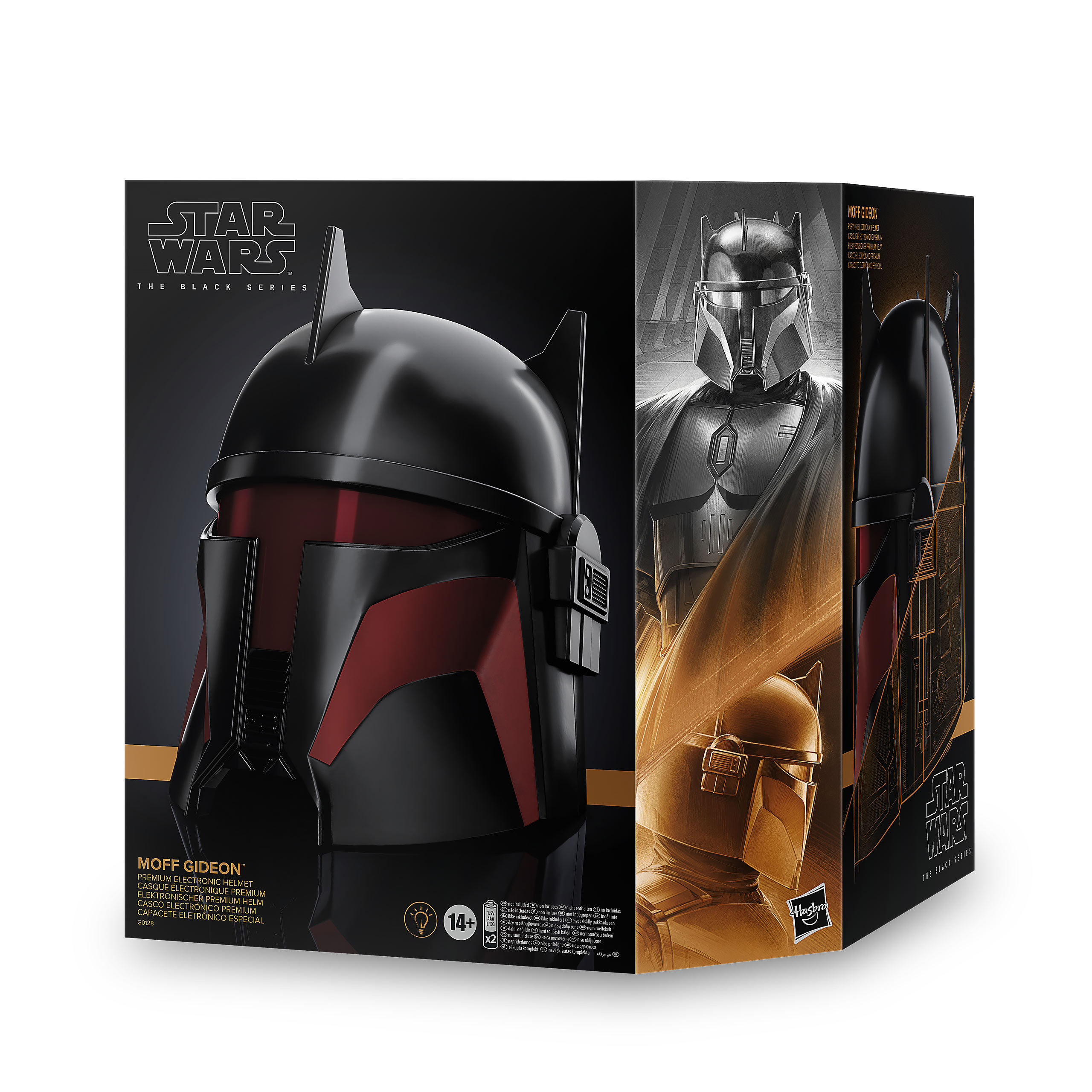 Réplique du casque Moff Gideon Black Series avec lumière - Star Wars