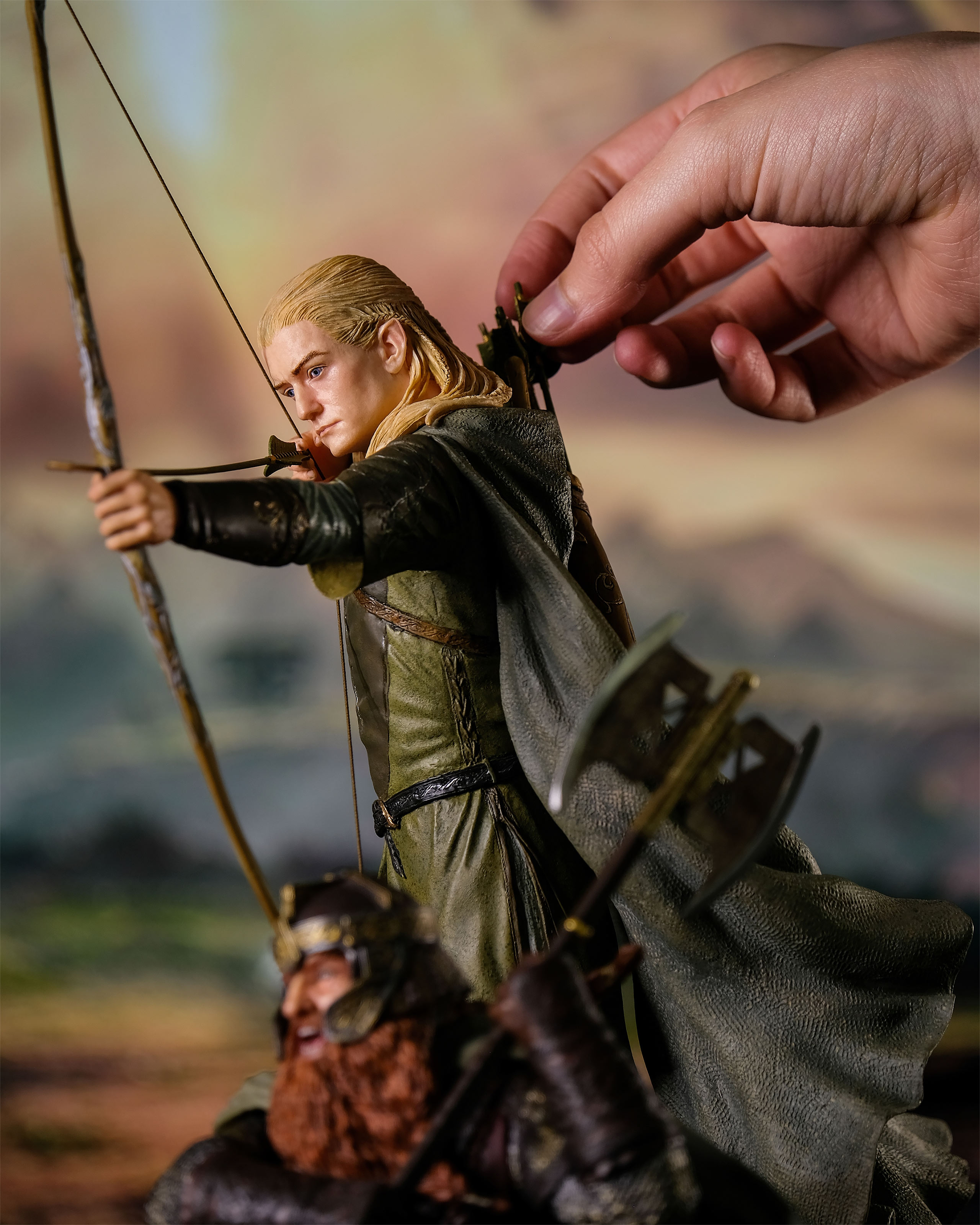 Lord of the Rings - Legolas en Gimli Deluxe Figuur 46 cm