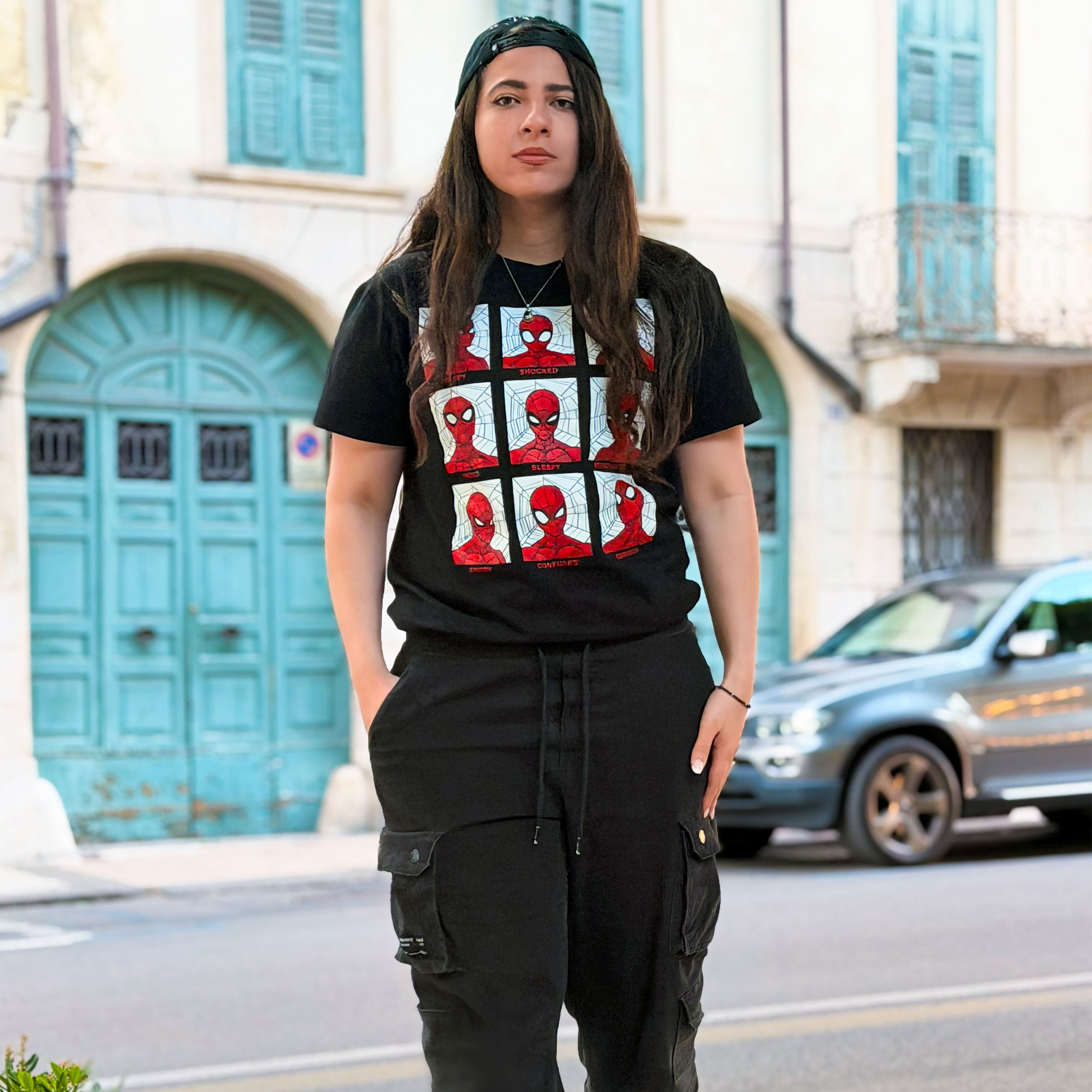 Spider-Man - Emotions T-Shirt schwarz