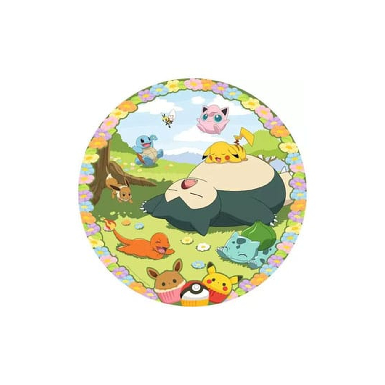Pokémon Rund-Puzzle Blumige Pokémon (500 Teile)