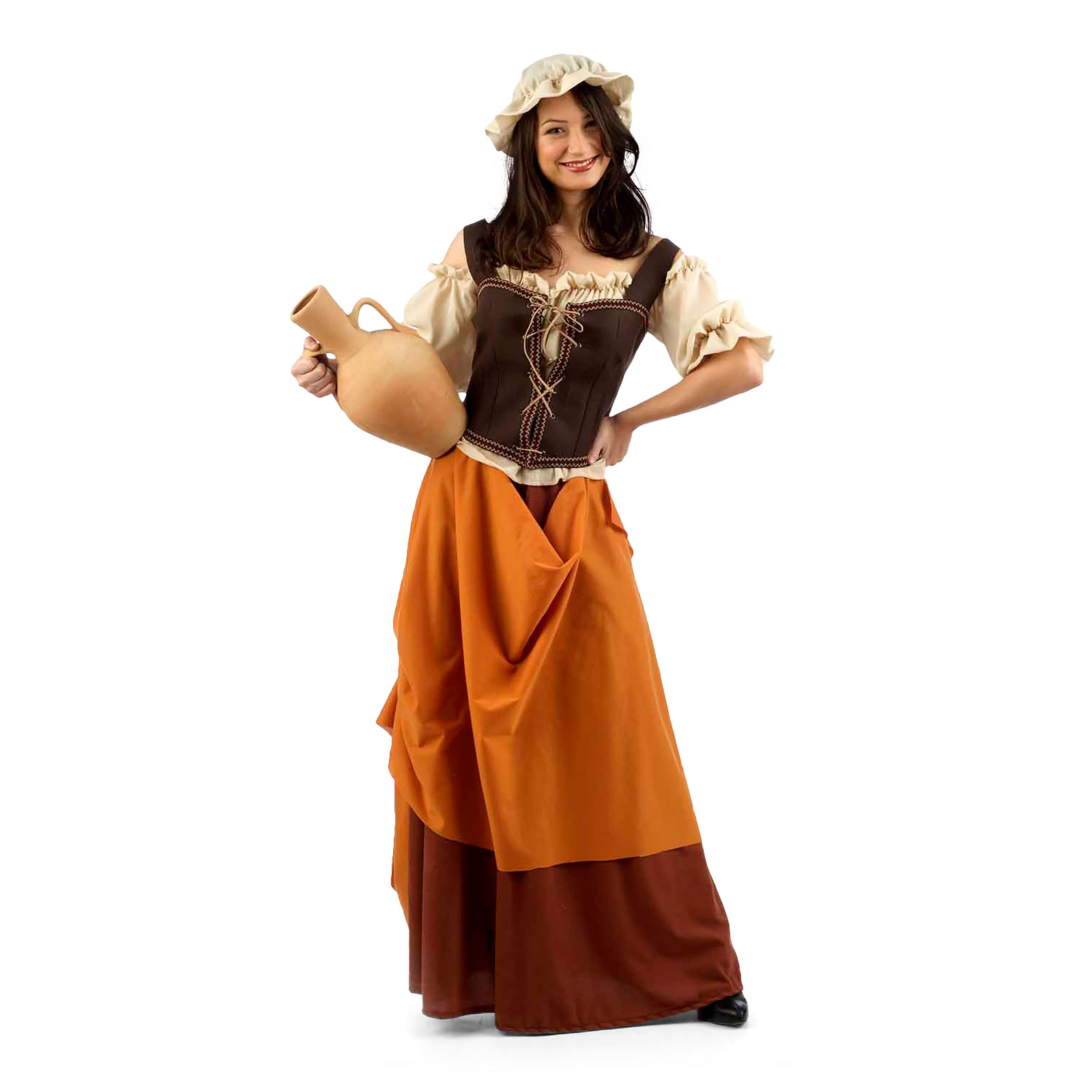 Mittelalterliche Schankmaid - Kostüm Damen