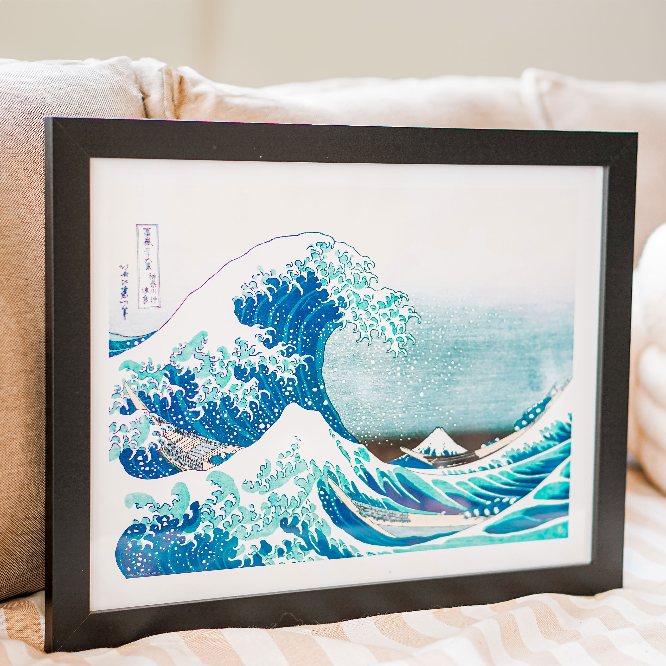 Japanese Wandbild - The Great Wave off Kanagawa