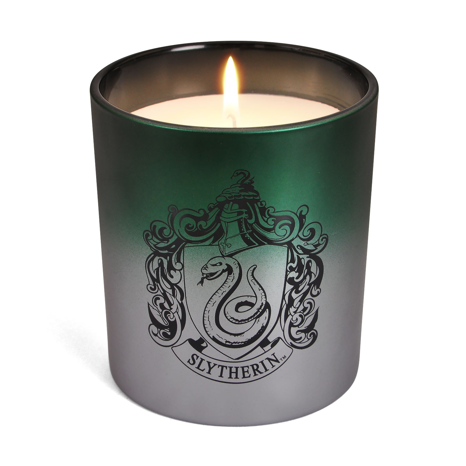 Harry Potter - Slytherin Crest Candle in Glass