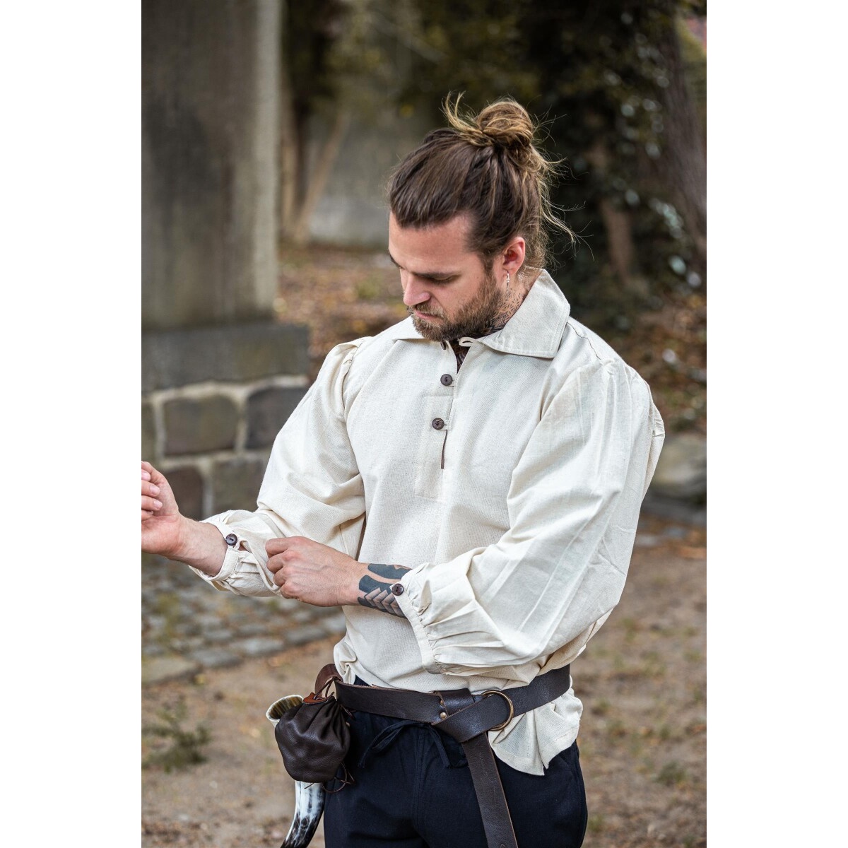 Medieval Shirt Ferdinand beige