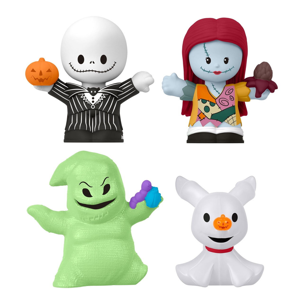L’Étrange Noël de Monsieur Jack Fisher-Price Little People Collector – Lot de 4 mini-figurines 7 cm