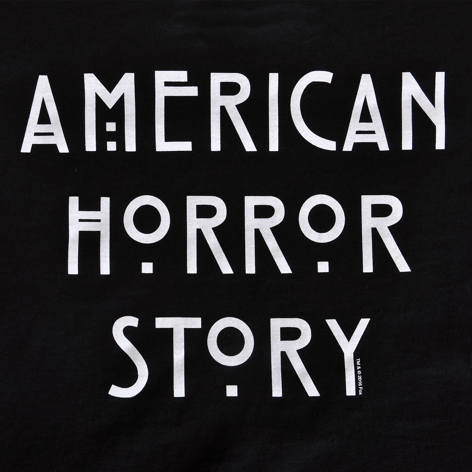 American Horror Story - AHS Logo T-Shirt Black