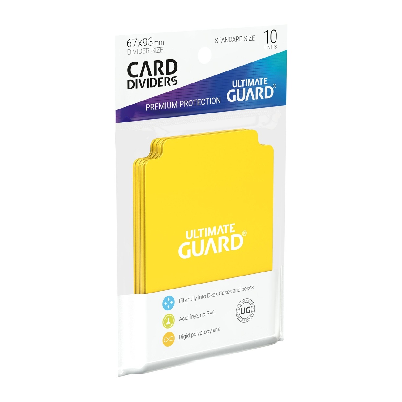 Ultimate Guard Kaartscheiders standaard formaat (10) - Geel
