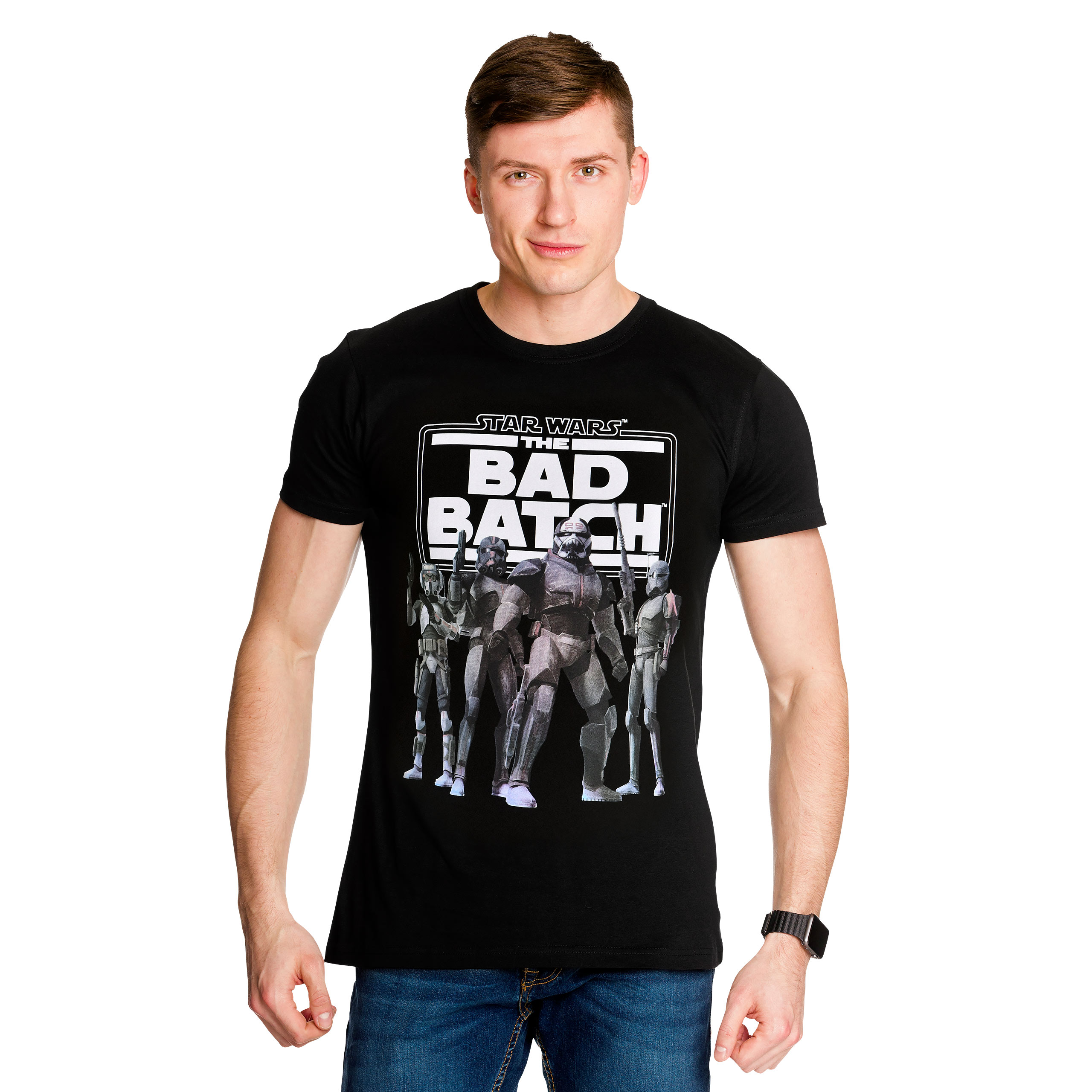 Star Wars - T-shirt de groupe Bad Batch noir