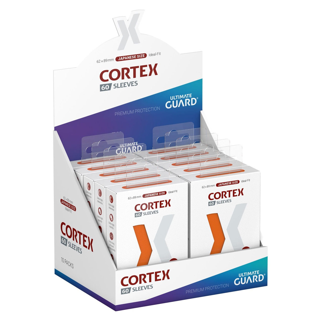 Ultimate Guard Cortex Sleeves Japanese Size (60) - Orange