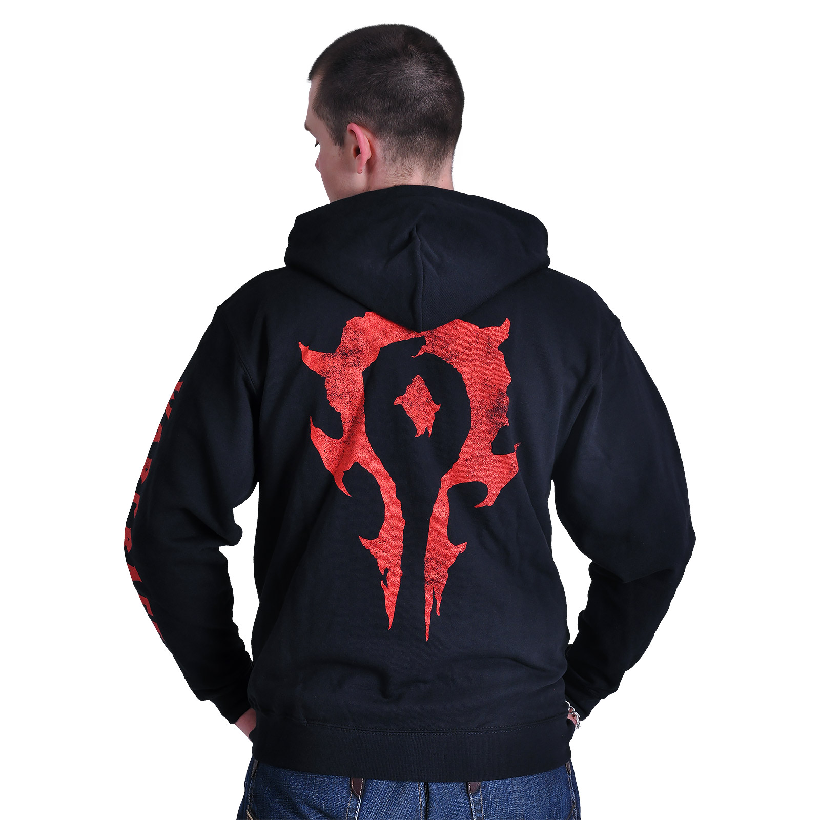 Warcraft - Horde Logo Kapuzenjacke schwarz