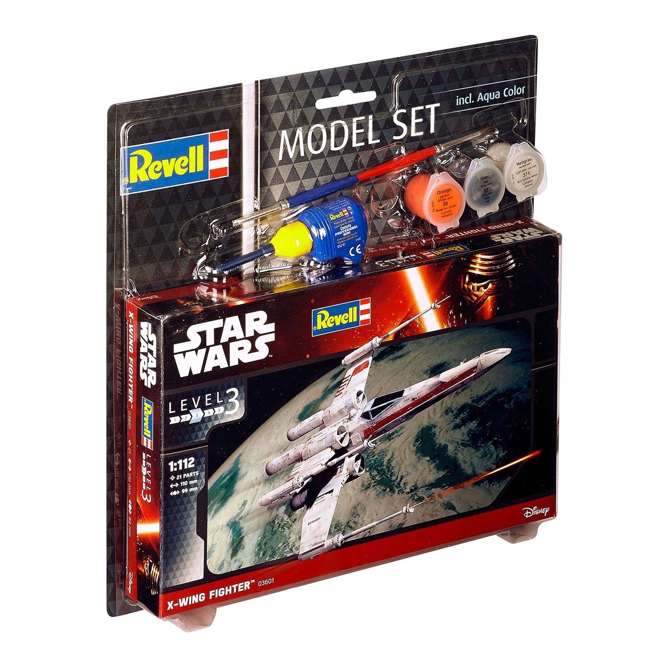 Star Wars Modellbausatz 1/112 Model Set X-Wing Fighter 11 cm