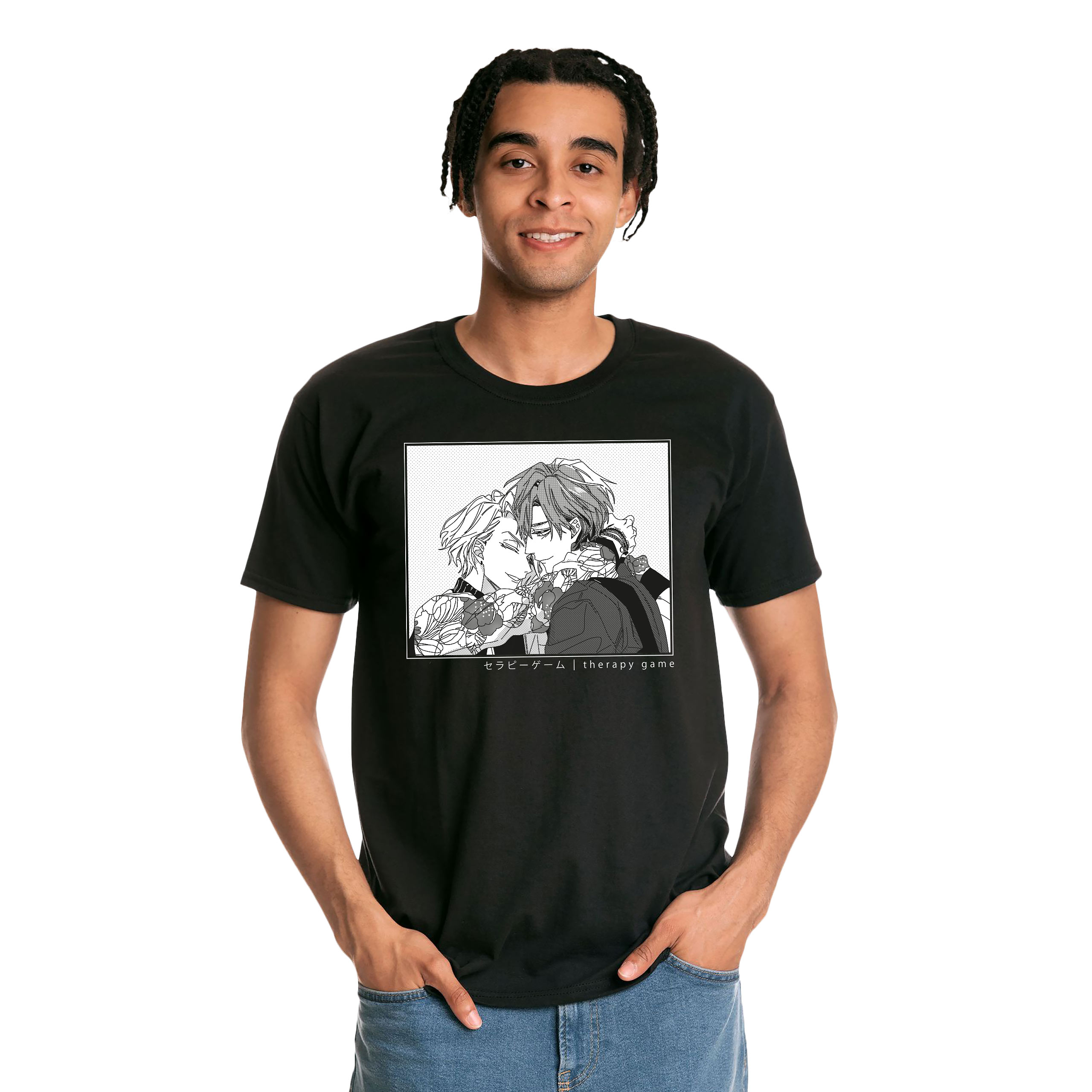 Shizuma and Minato T-Shirt for Therapy Game Fans