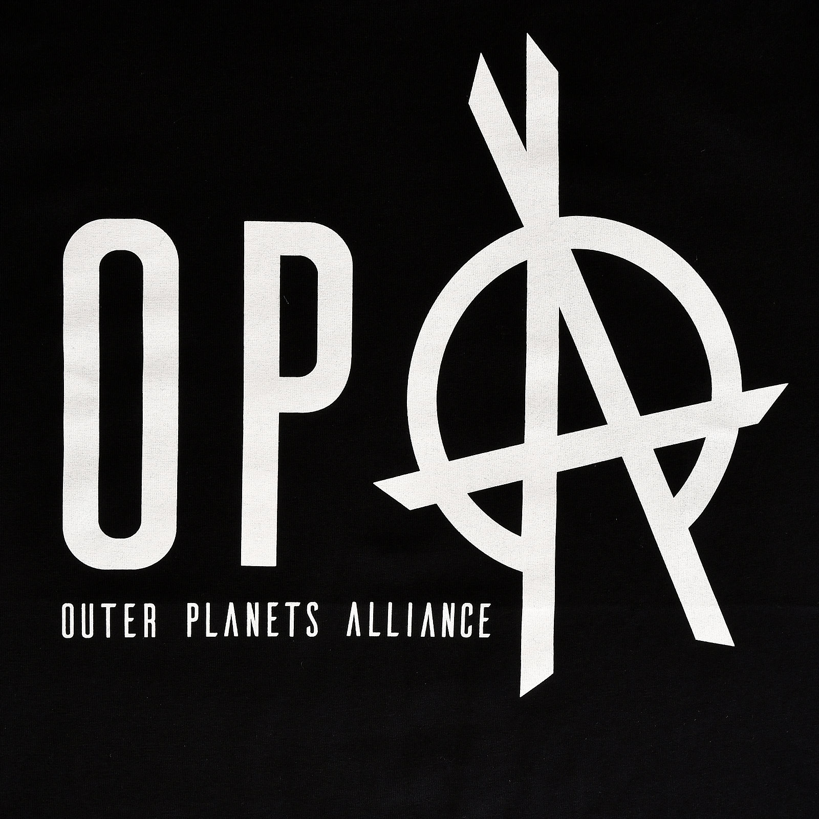 Outer Planets Alliance Logo T-Shirt for The Expanse Fans black