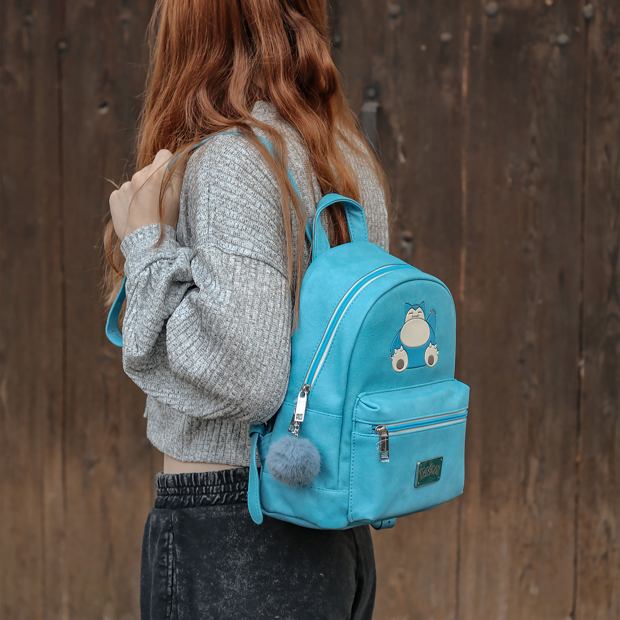 Pokemon - Sleeping Snorlax Mini Backpack Blue