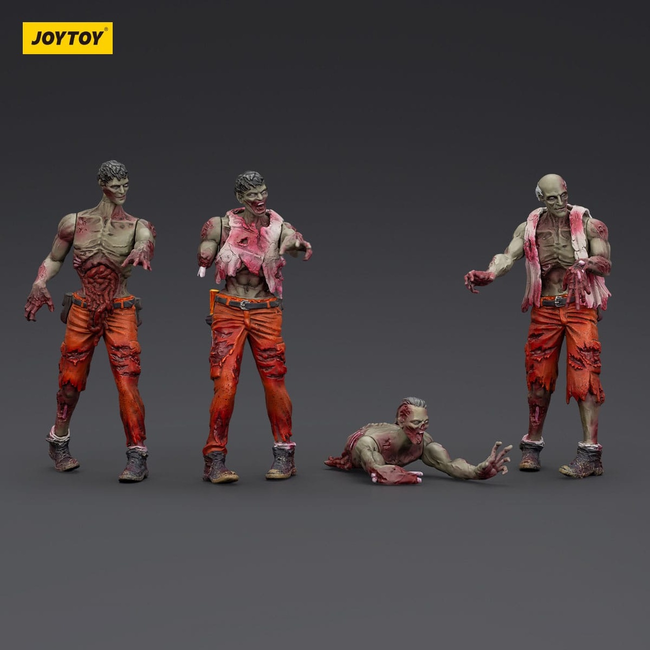 Zombie Dark Source actionfigurer 4-pack Mechanic Team 8 cm