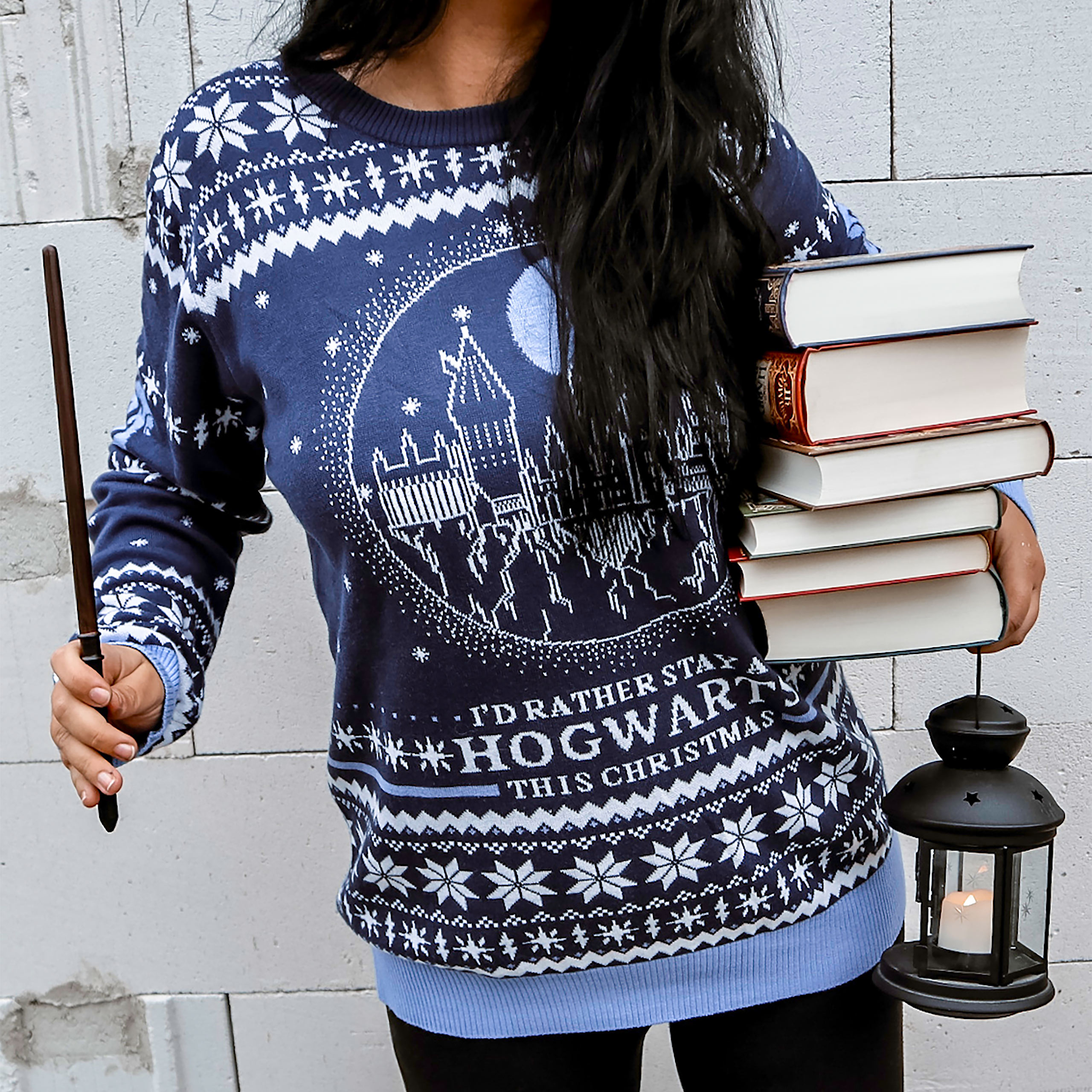 Harry Potter - Maglione in maglia del castello di Hogwarts