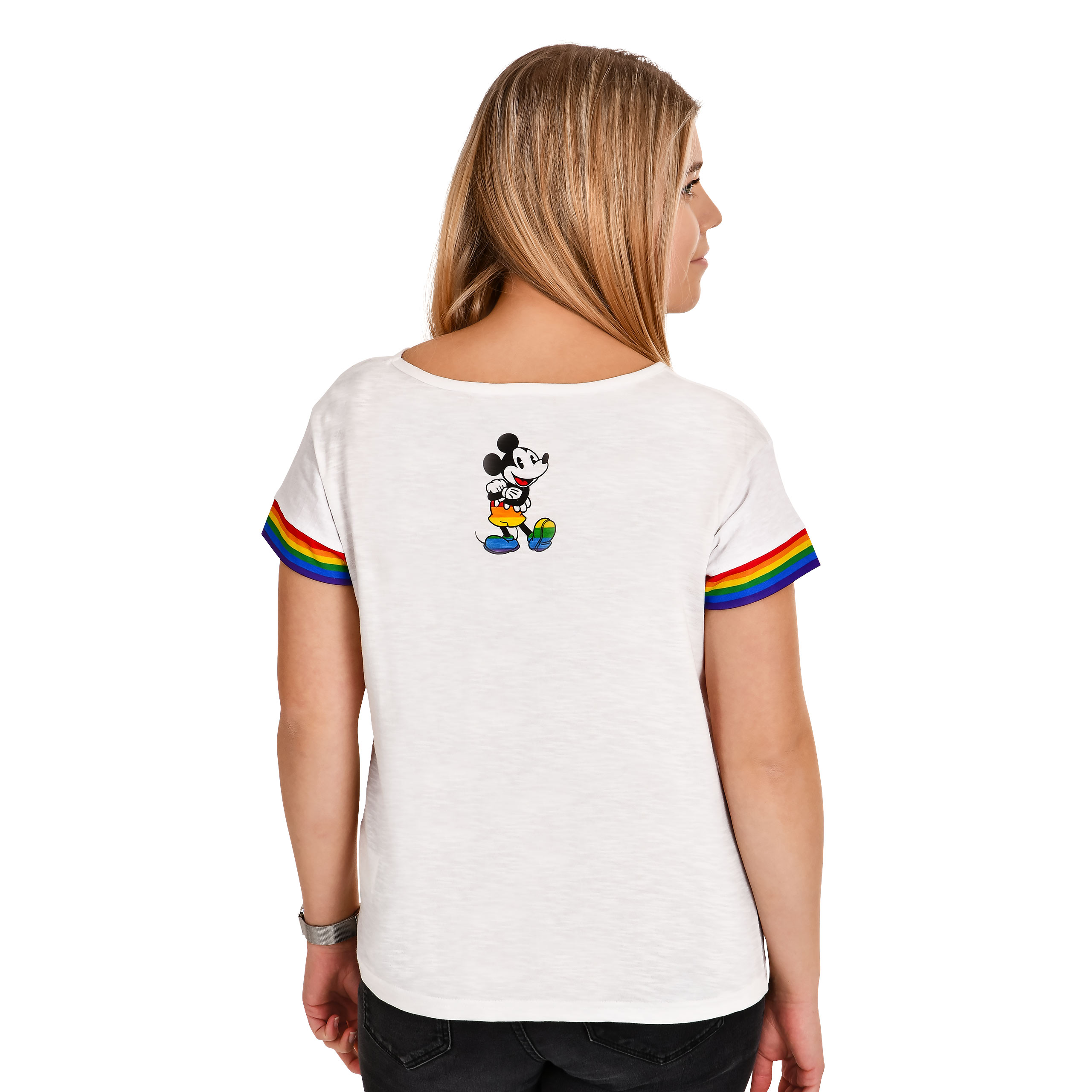 T-shirt Disney Pride blanc