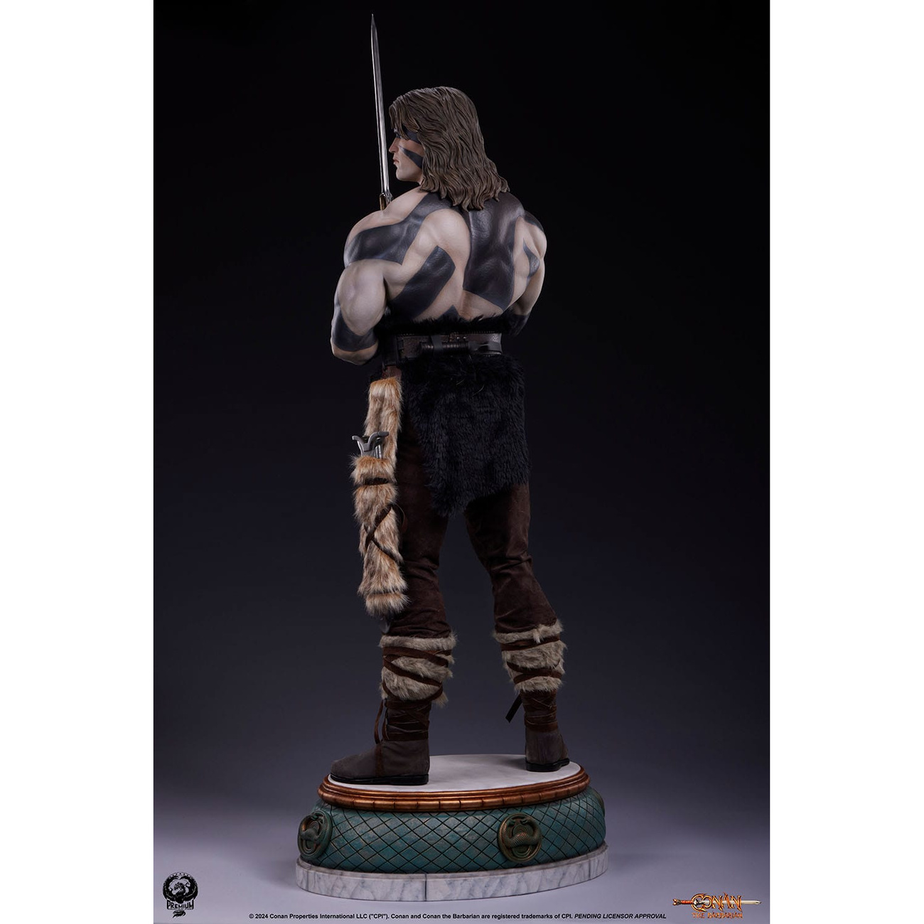 Conan il Barbaro Statua Elite Series 1/2 Conan Warpaint