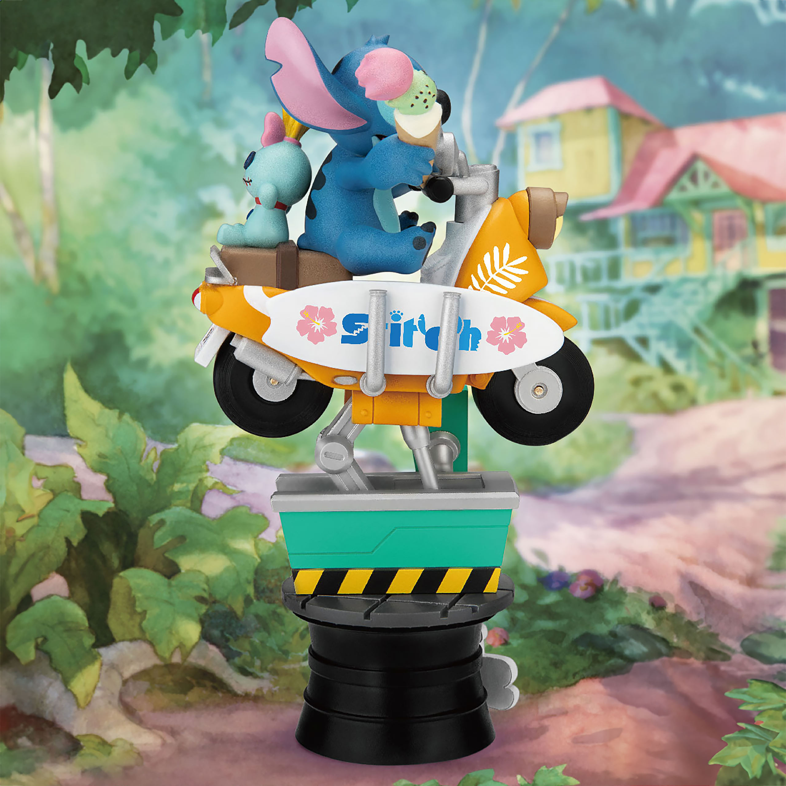 Stitch Coin Ride D-Stage Diorama Figure - Lilo & Stitch