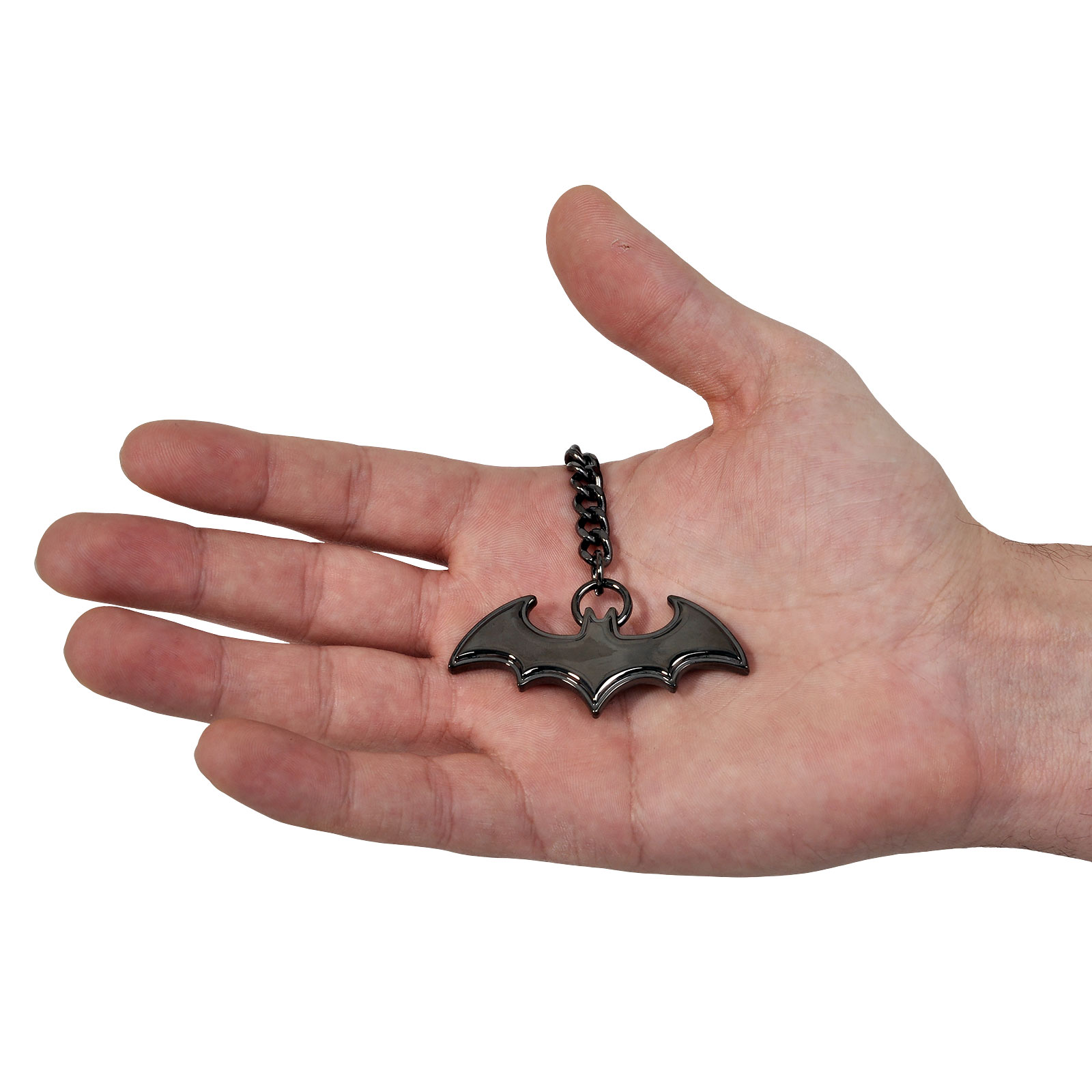 Batman Logo Keychain, Black