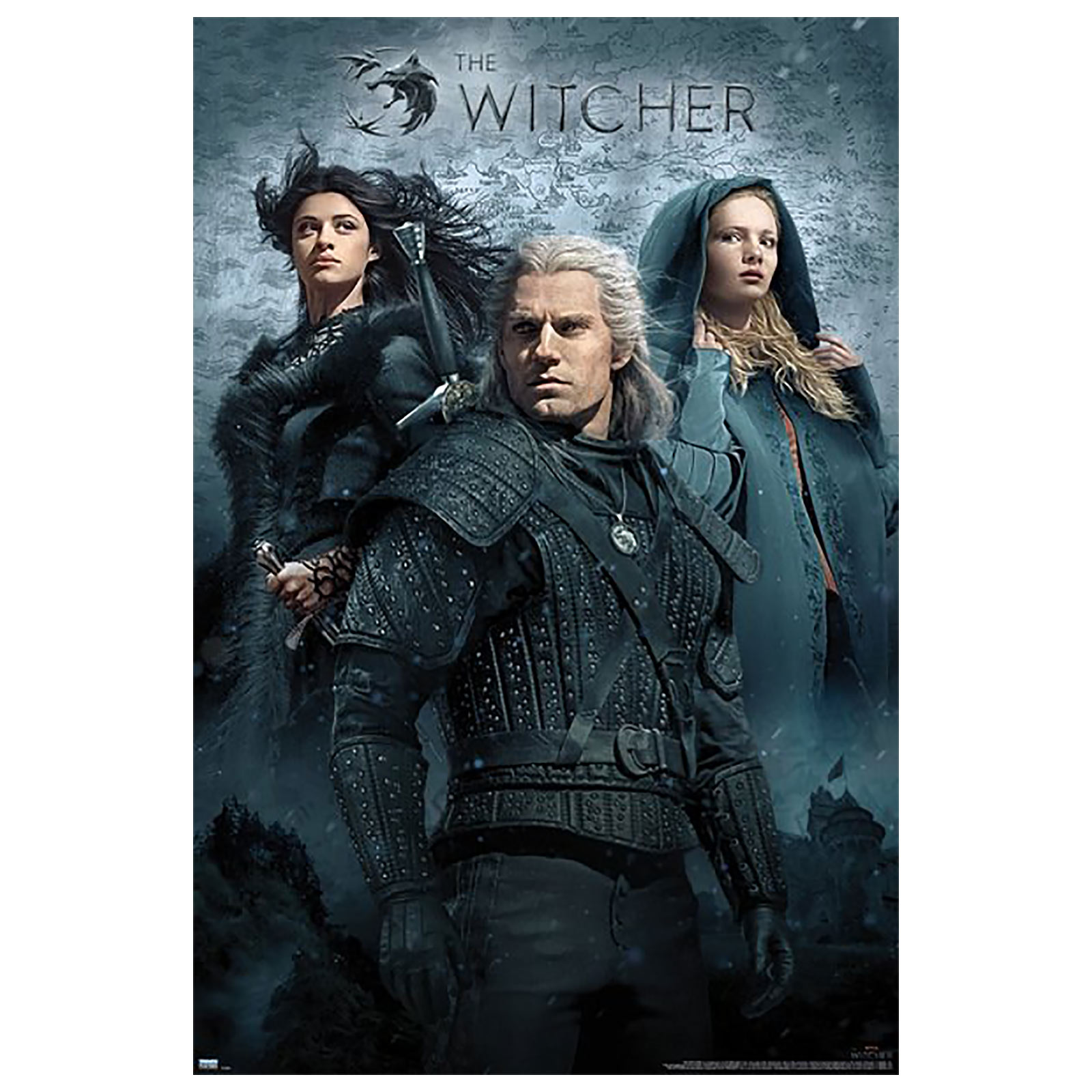 Witcher - Geralt, Ciri et Yennefer Maxi Poster