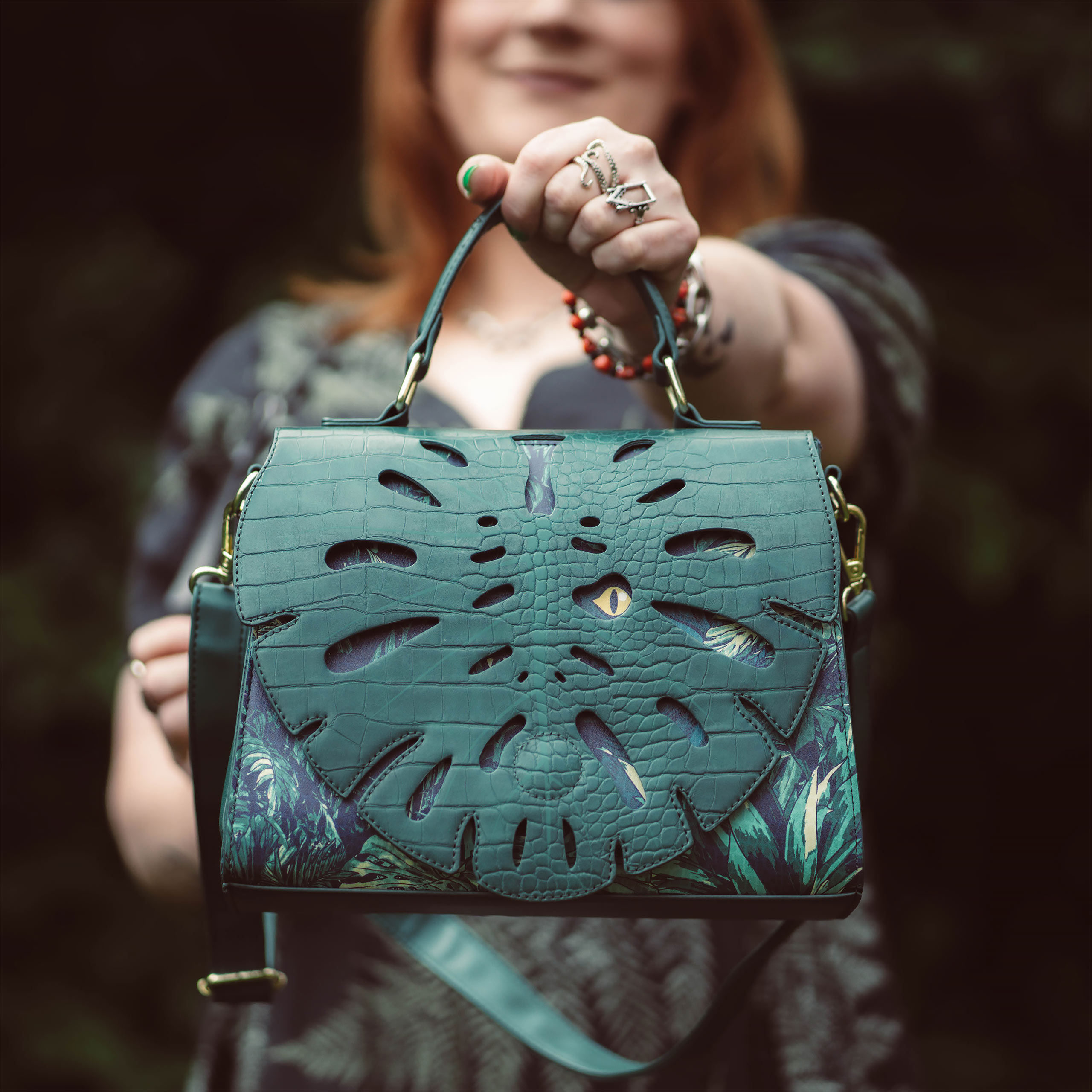 Velociraptor Glow in the Dark Crossbody Tas - Jurassic World