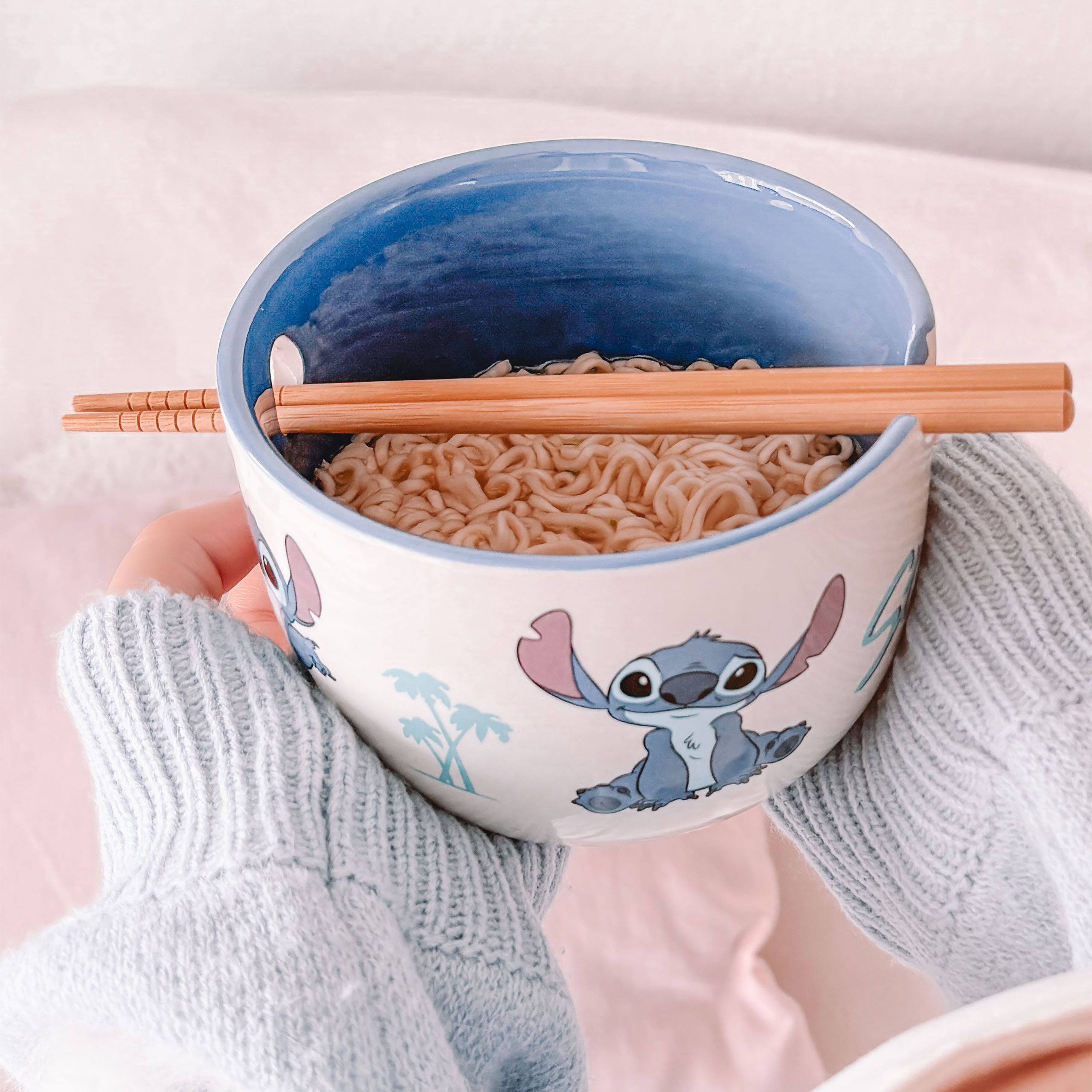 Miska Ramen Stitch Aloha z Pałeczkami - Lilo & Stitch