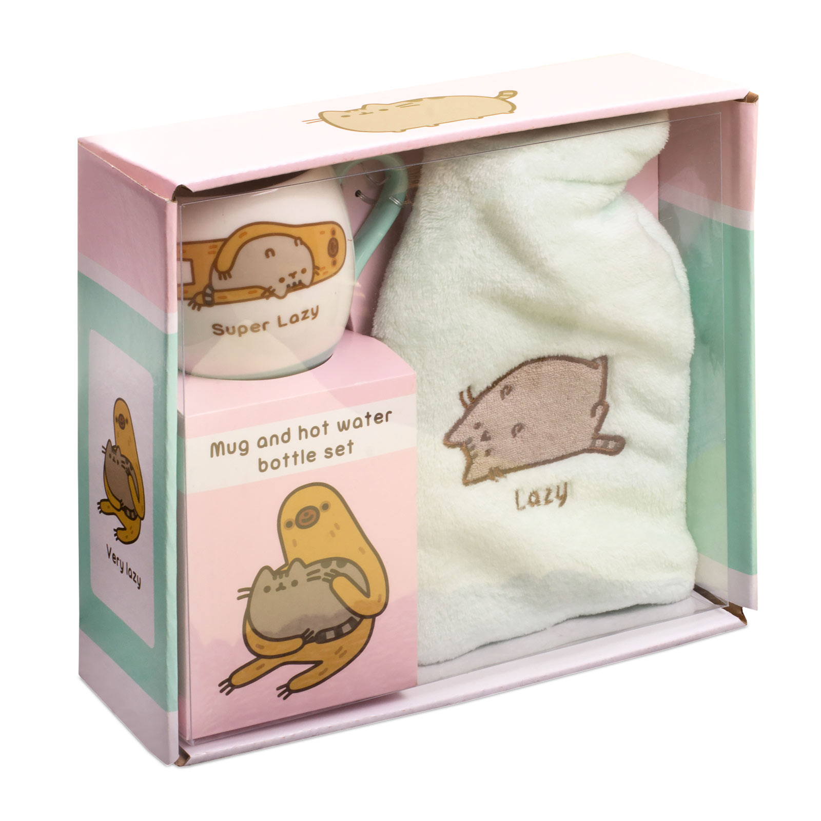 Pusheen - Lazy Hot Water Bottle with Cup