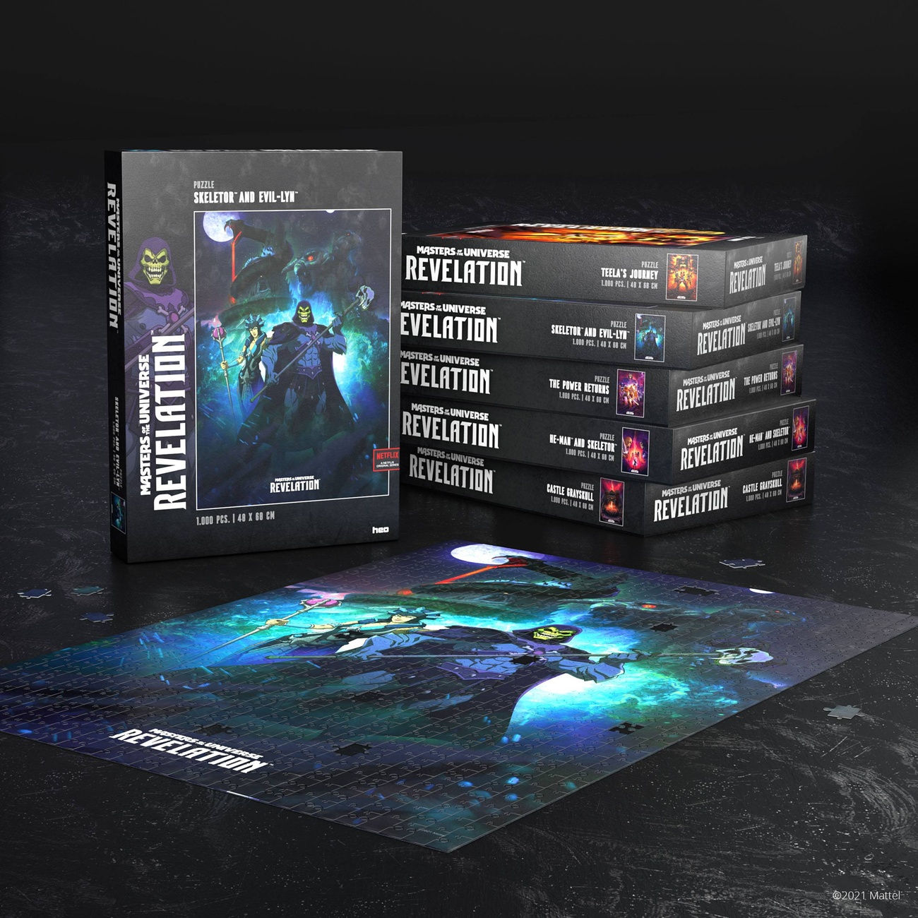 Masters of the Universe: Revelation™ Puzzel Skeletor™ en Evil-Lyn™ (1000 stukjes)