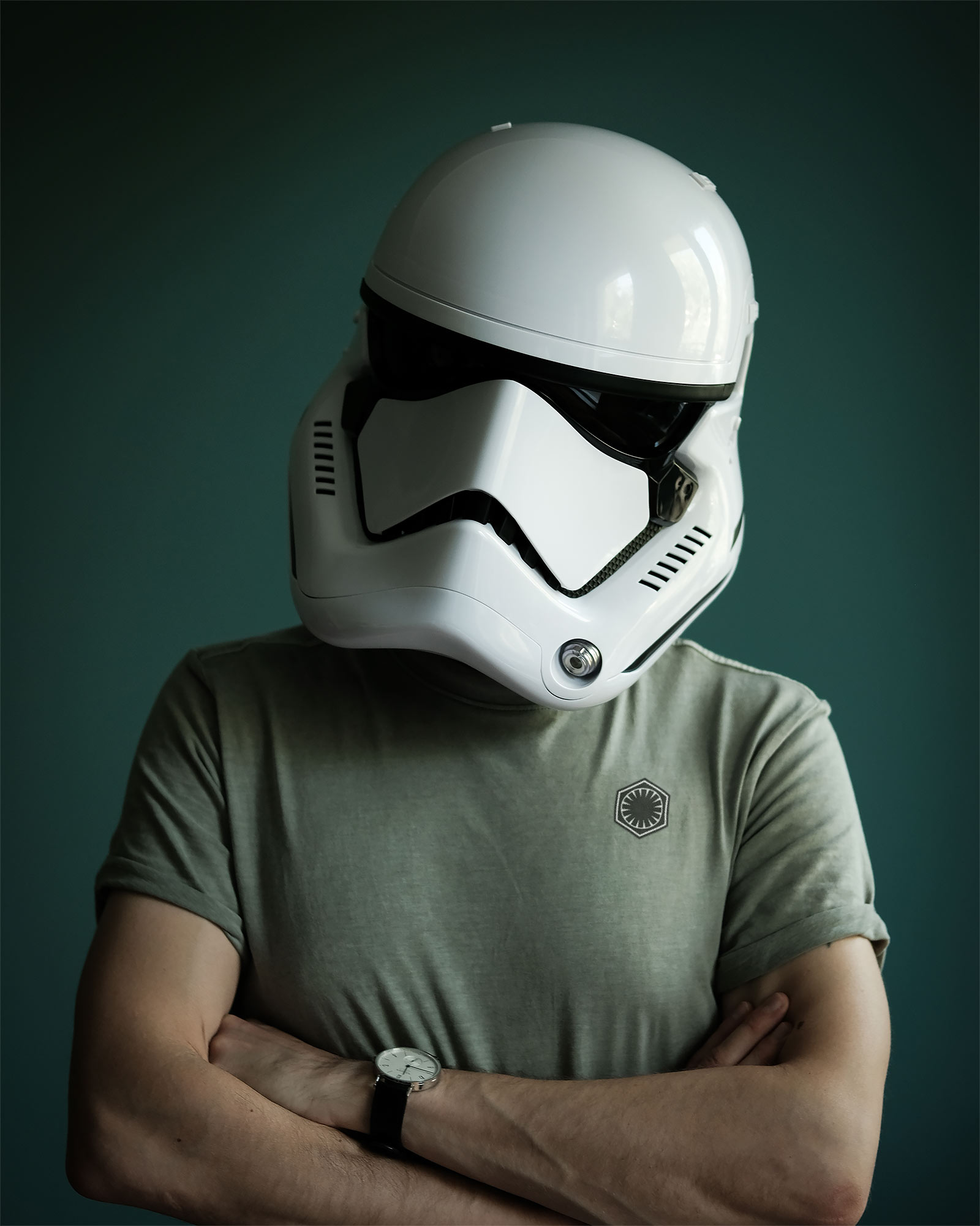 Réplique du casque Stormtrooper de la Première Commande avec modificateur de voix - Star Wars