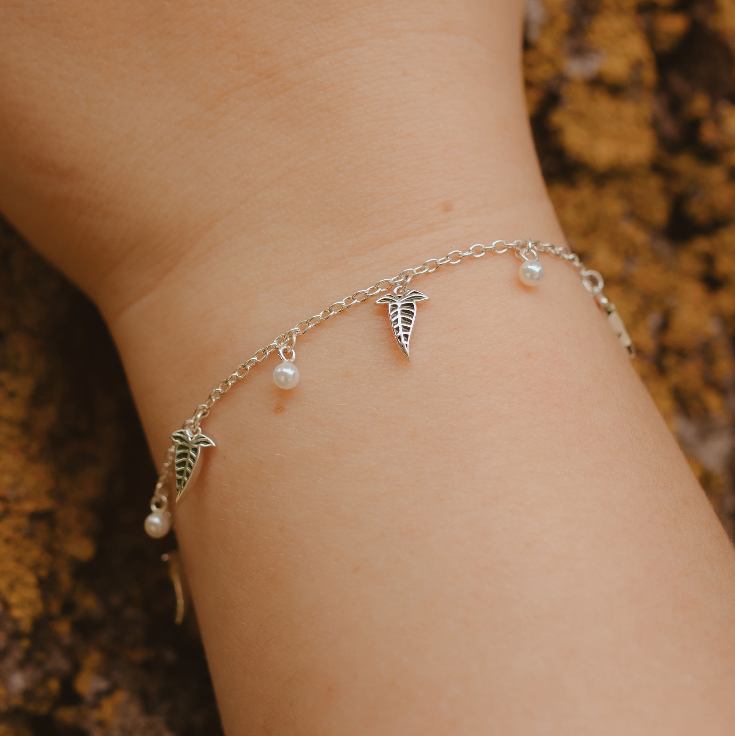 Elbenblatt Armband 925er Silber - Der Herr der Ringe