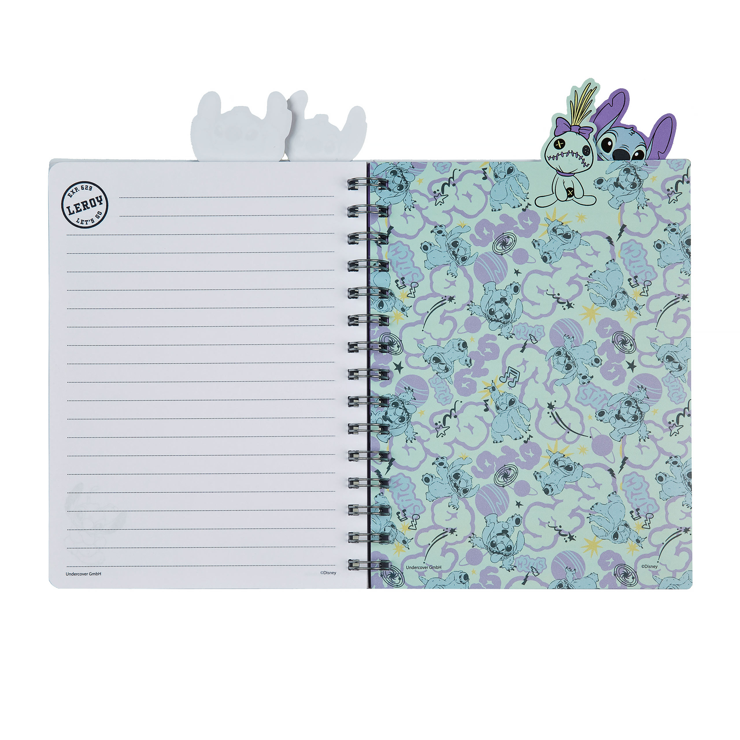 Stitch Spiral Notebook A5 - Lilo & Stitch