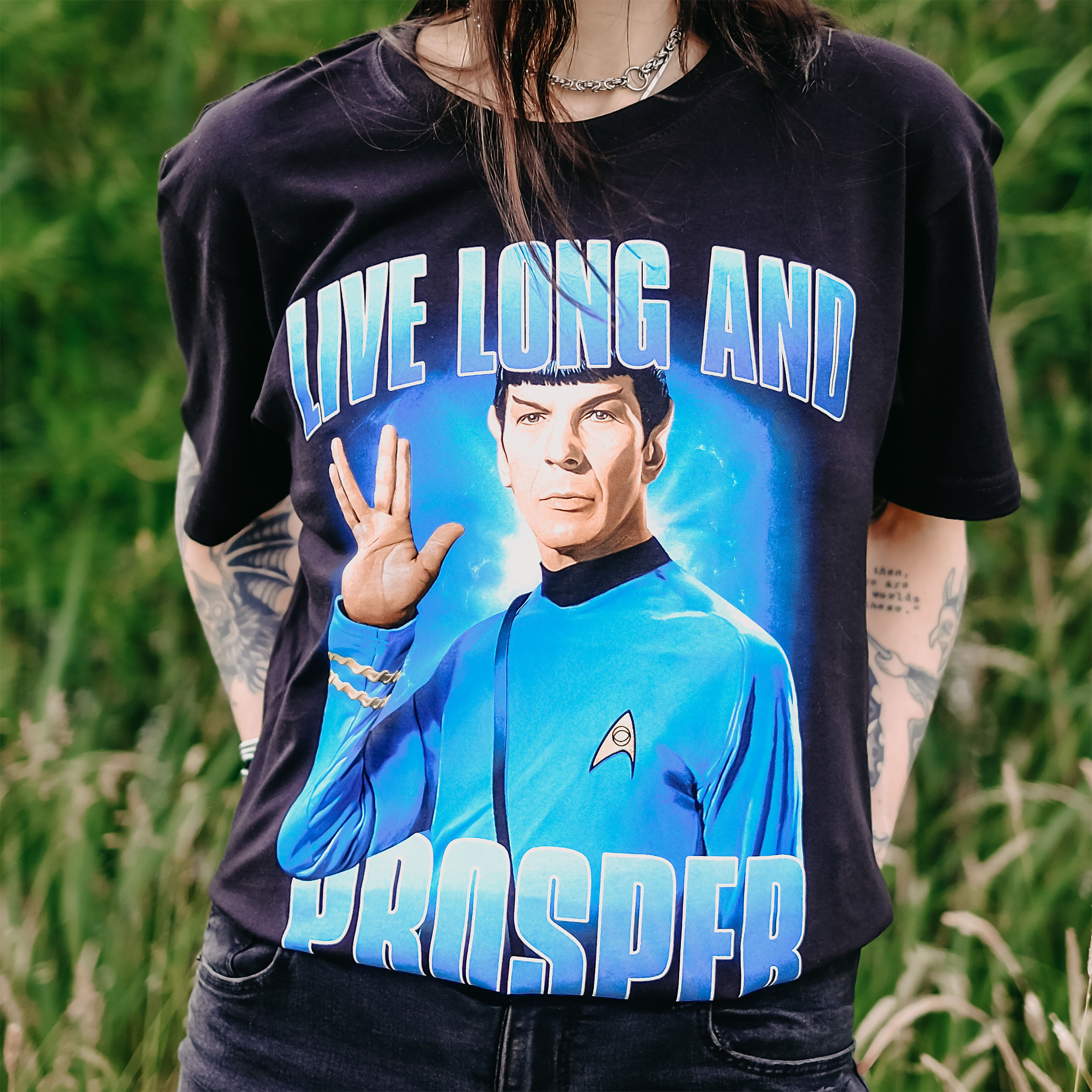 Camiseta Spock Live Long And Prosper - Star Trek