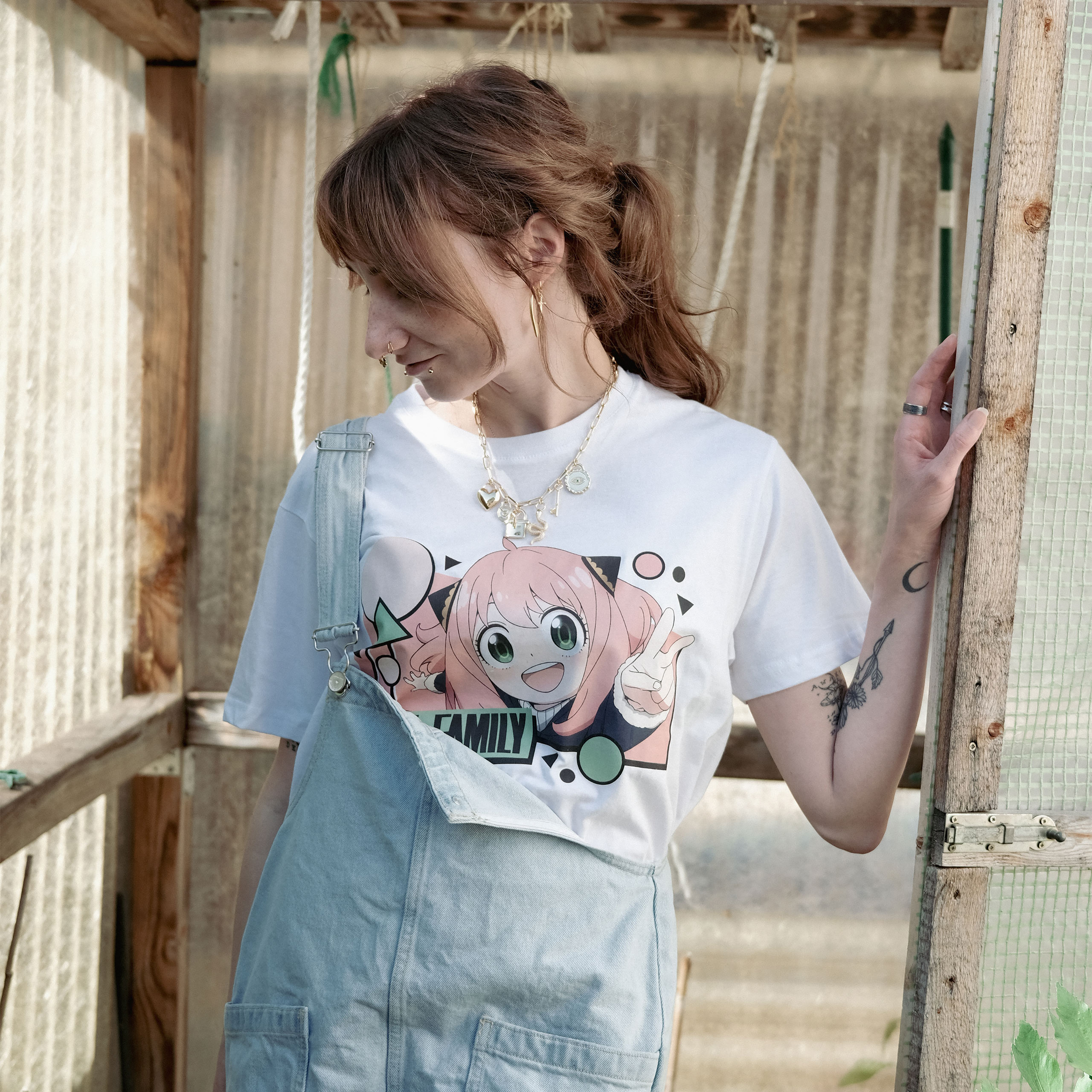 Spy x Family - Camiseta Anya Flash Blanca