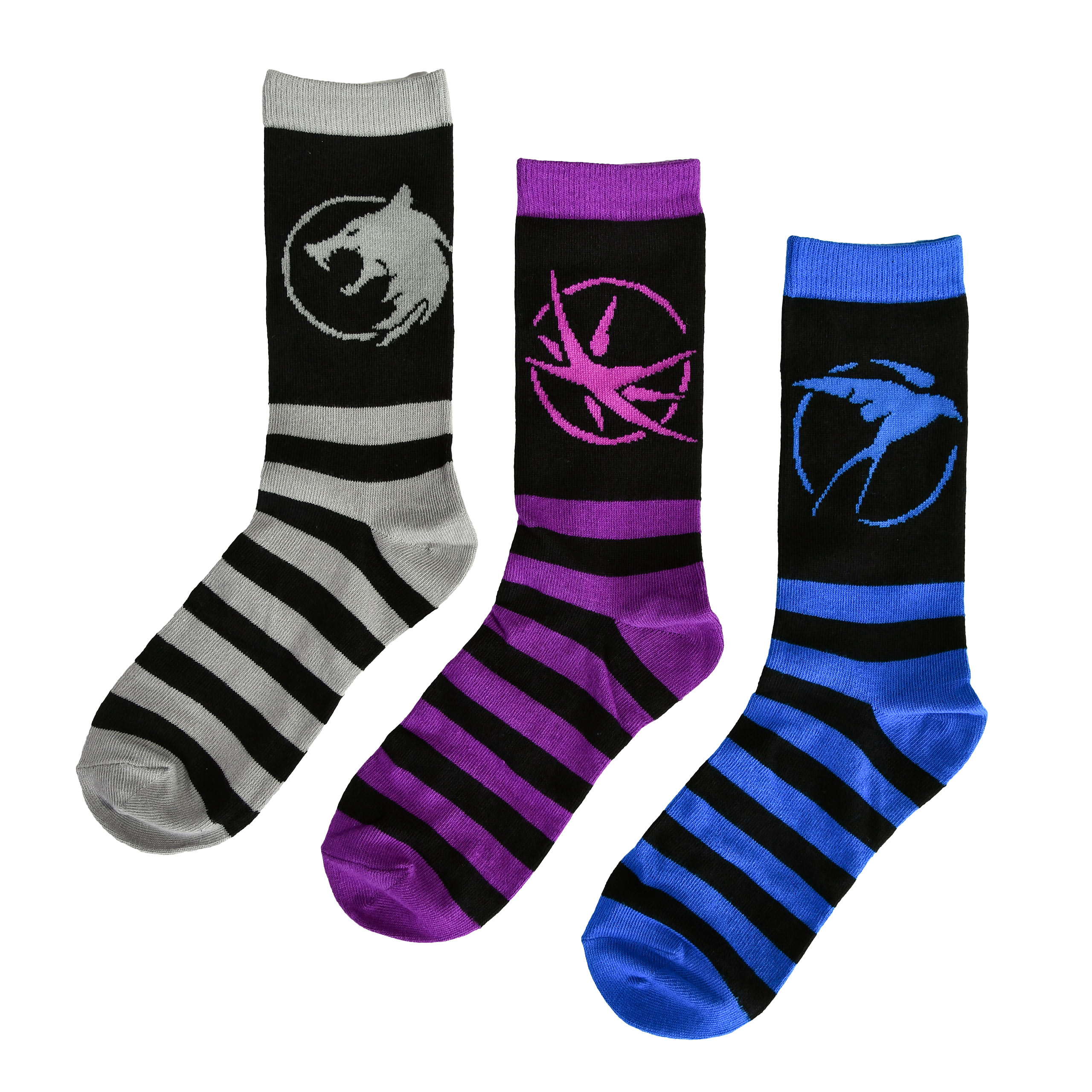 The Witcher - Pack de 3 calcetines Symbols en caja de regalo
