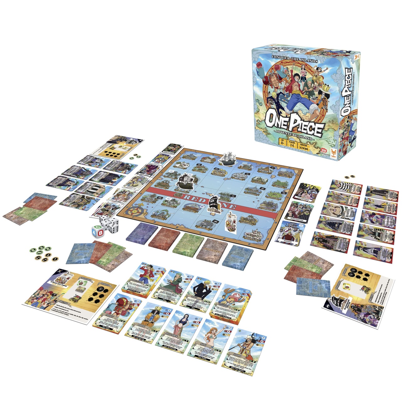 One Piece Gioco da tavolo Adventure Island *Versione inglese*