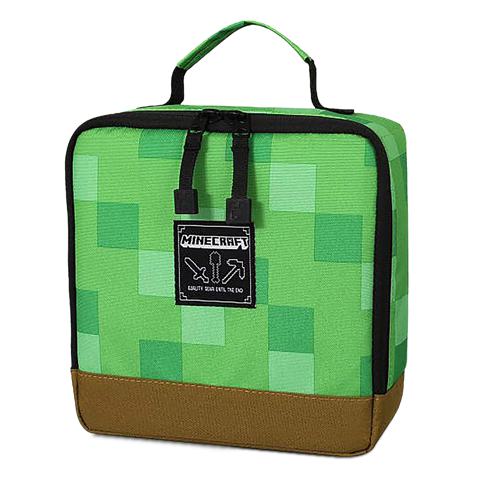 Minecraft - Pixel Block Lunchbox green