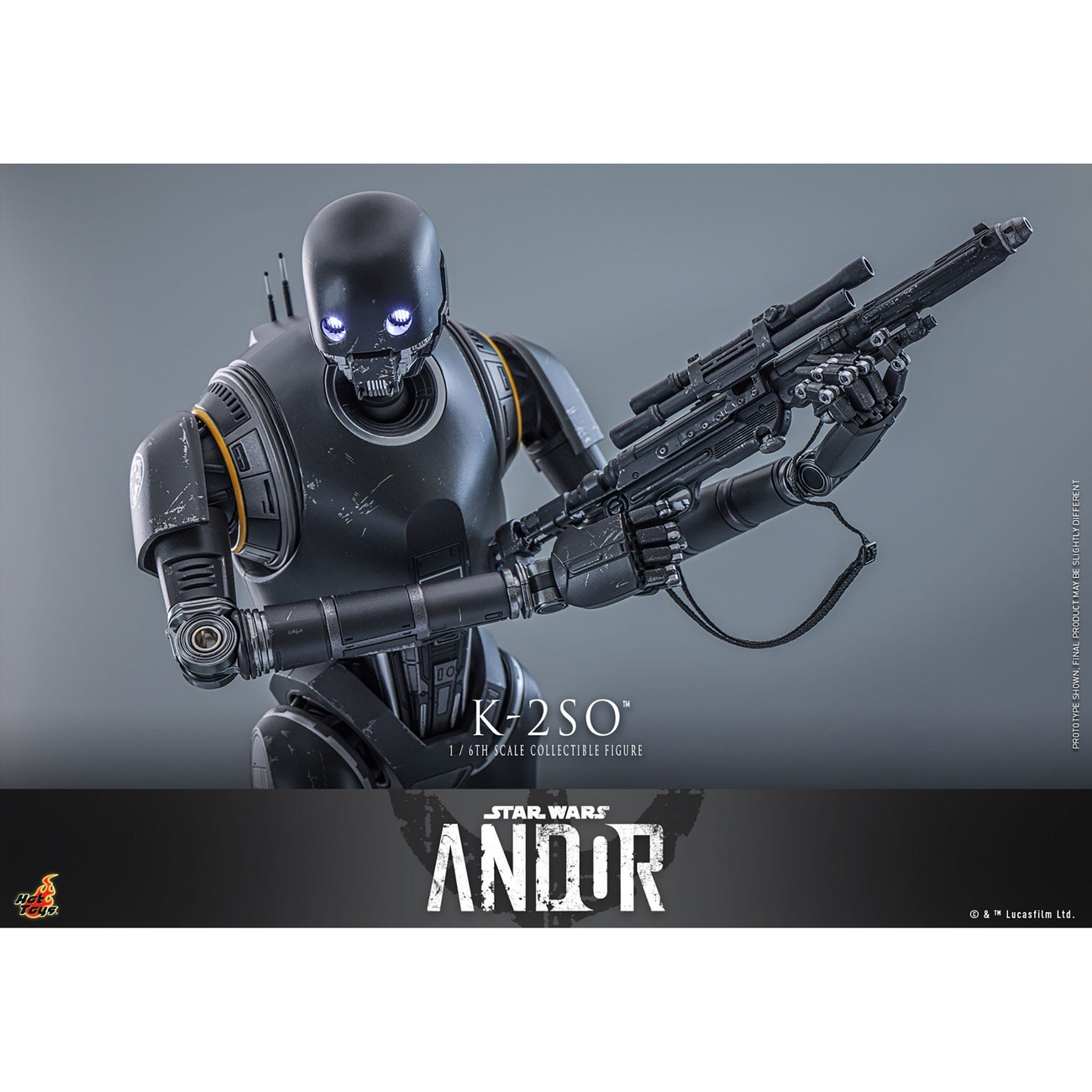 Star Wars : Andor – Figurine articulée K-2SO échelle 1:6
