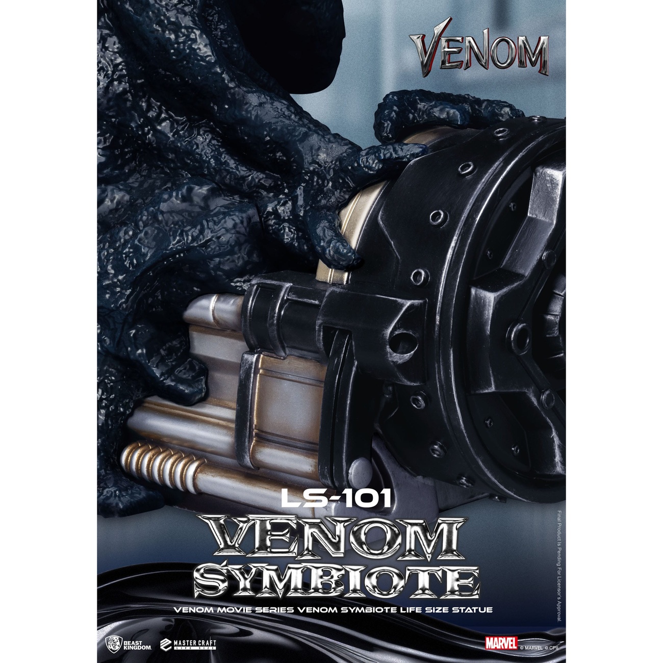 Venom Movie Series – Estatua Venom Symbiote a tamaño real 24 cm
