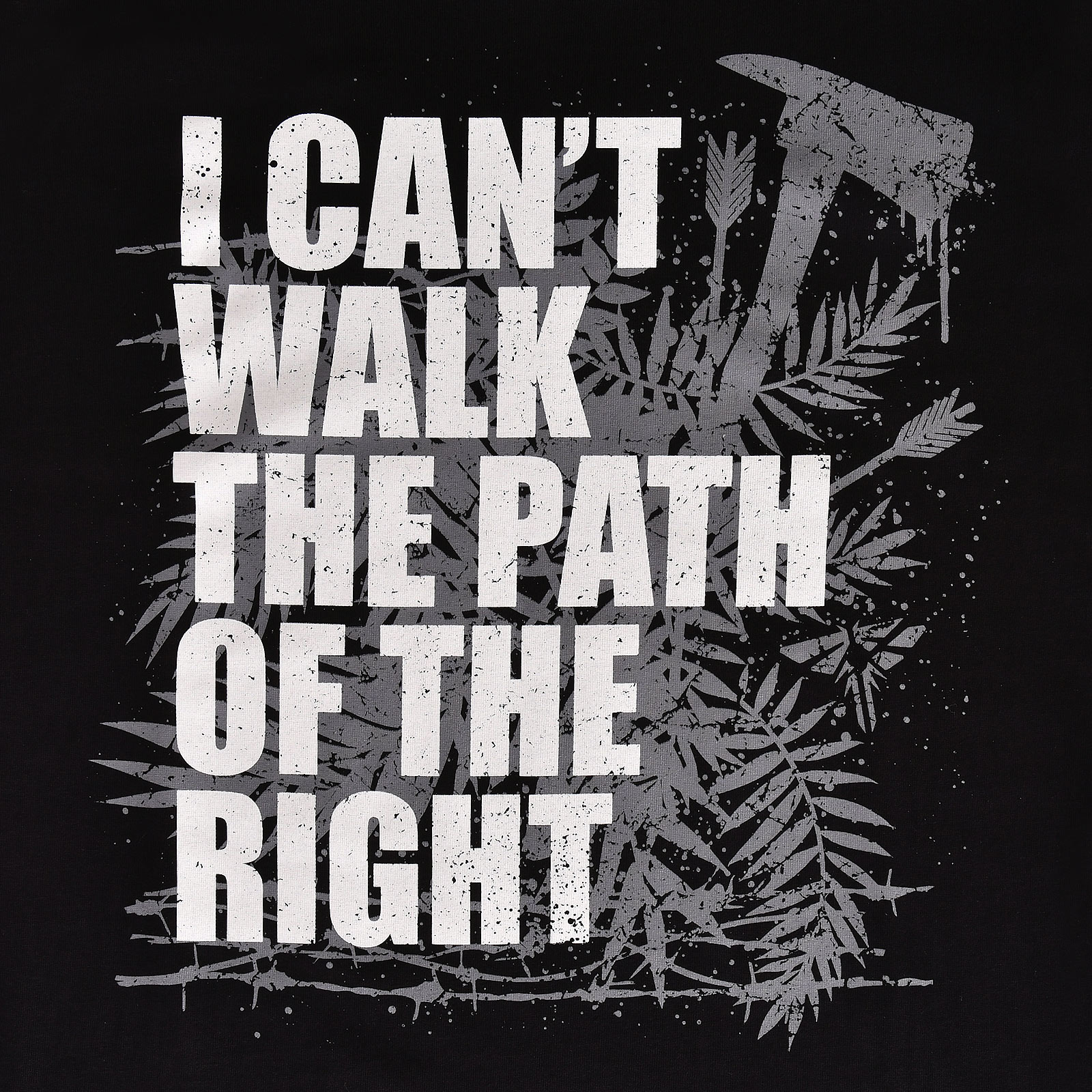 Path of the Right T-Shirt für The Last of Us Fans schwarz