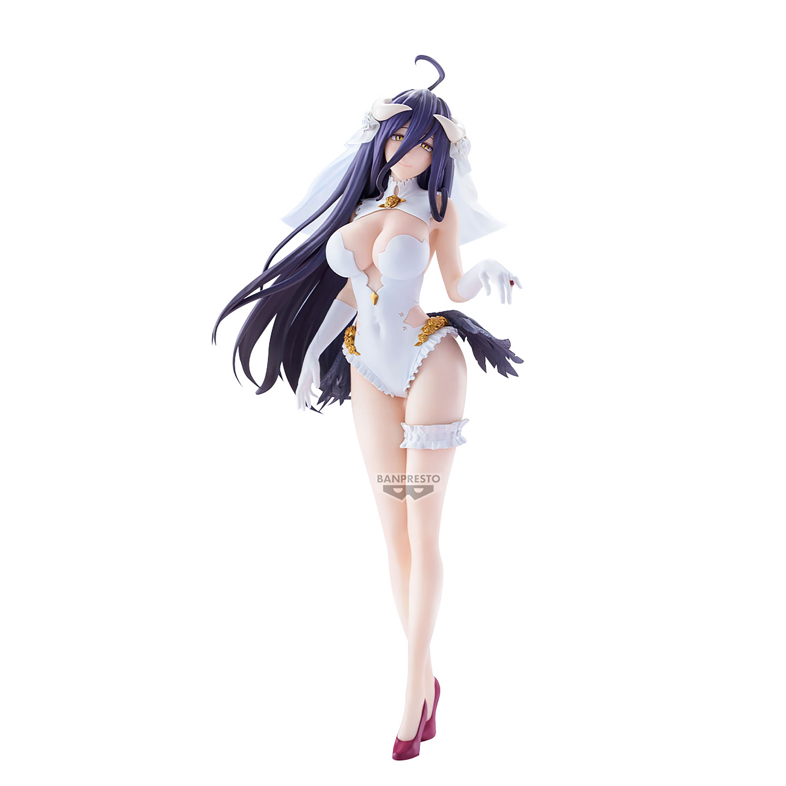 Overlord - Albedo Glitter & Glamours Figur Wedding Version