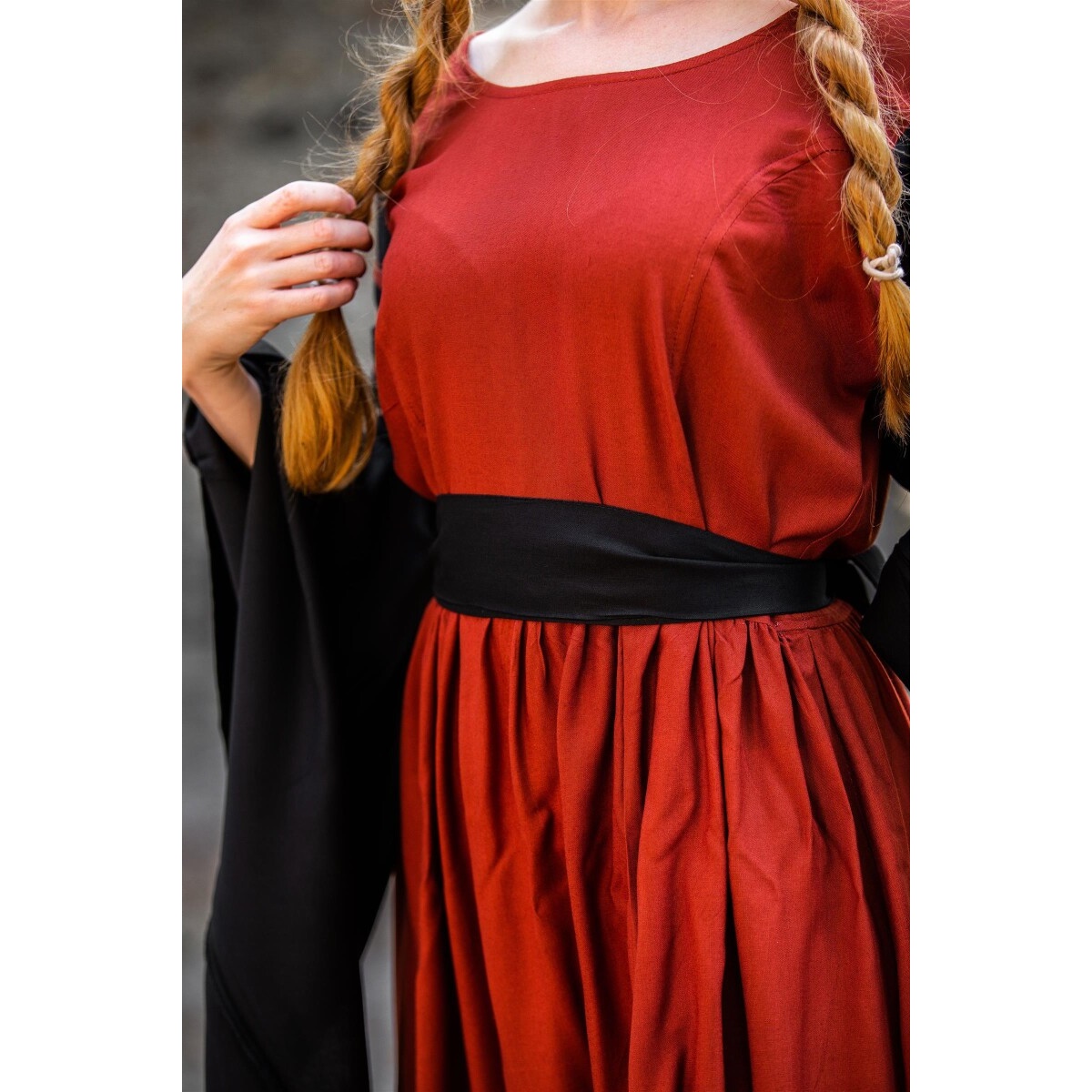 Medieval Dress Dorell Red-Black