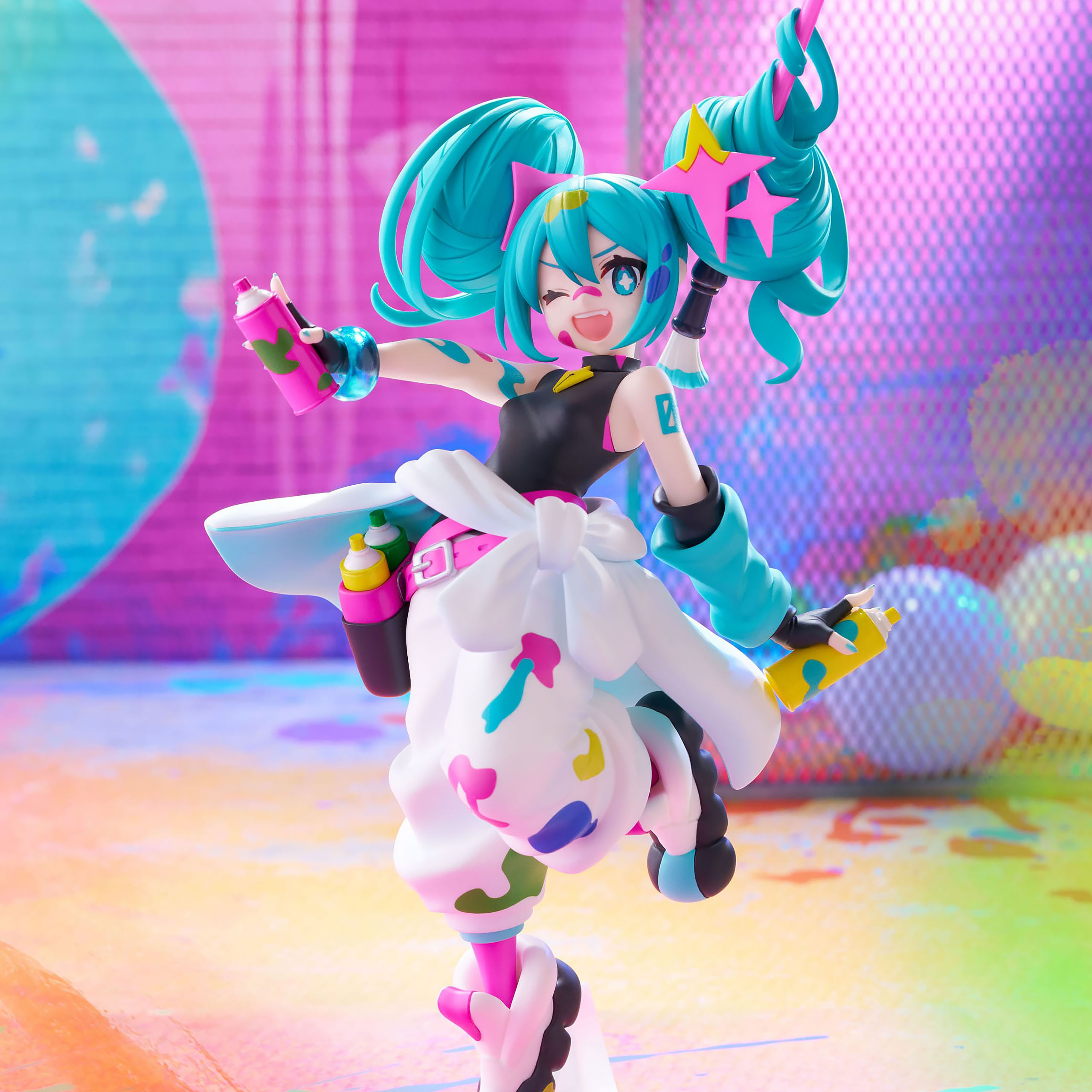 Hatsune Miku - Miku Paint Girl Trio-Try-iT Figur
