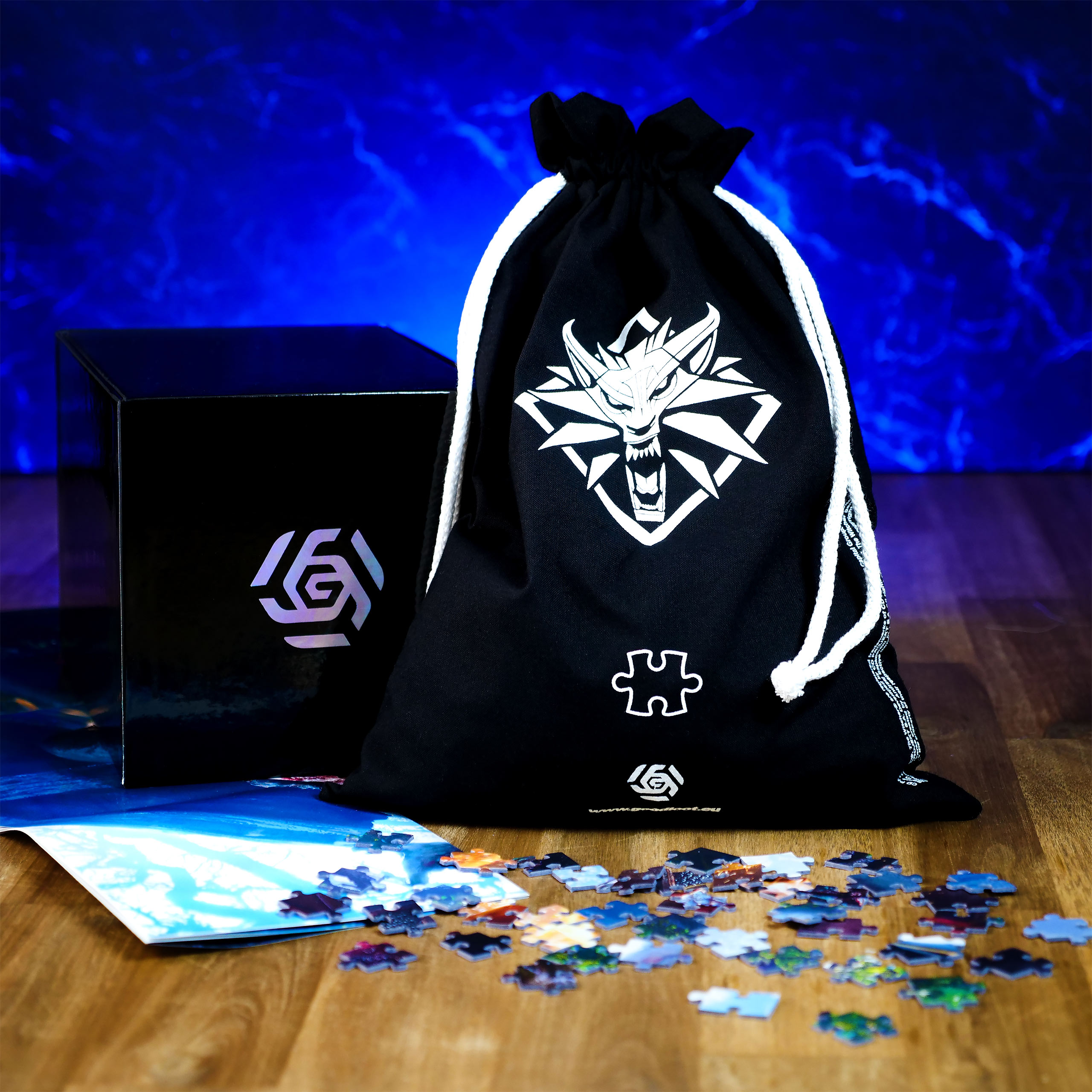 Witcher - Puzzle Yennefer avec sac en tissu logo