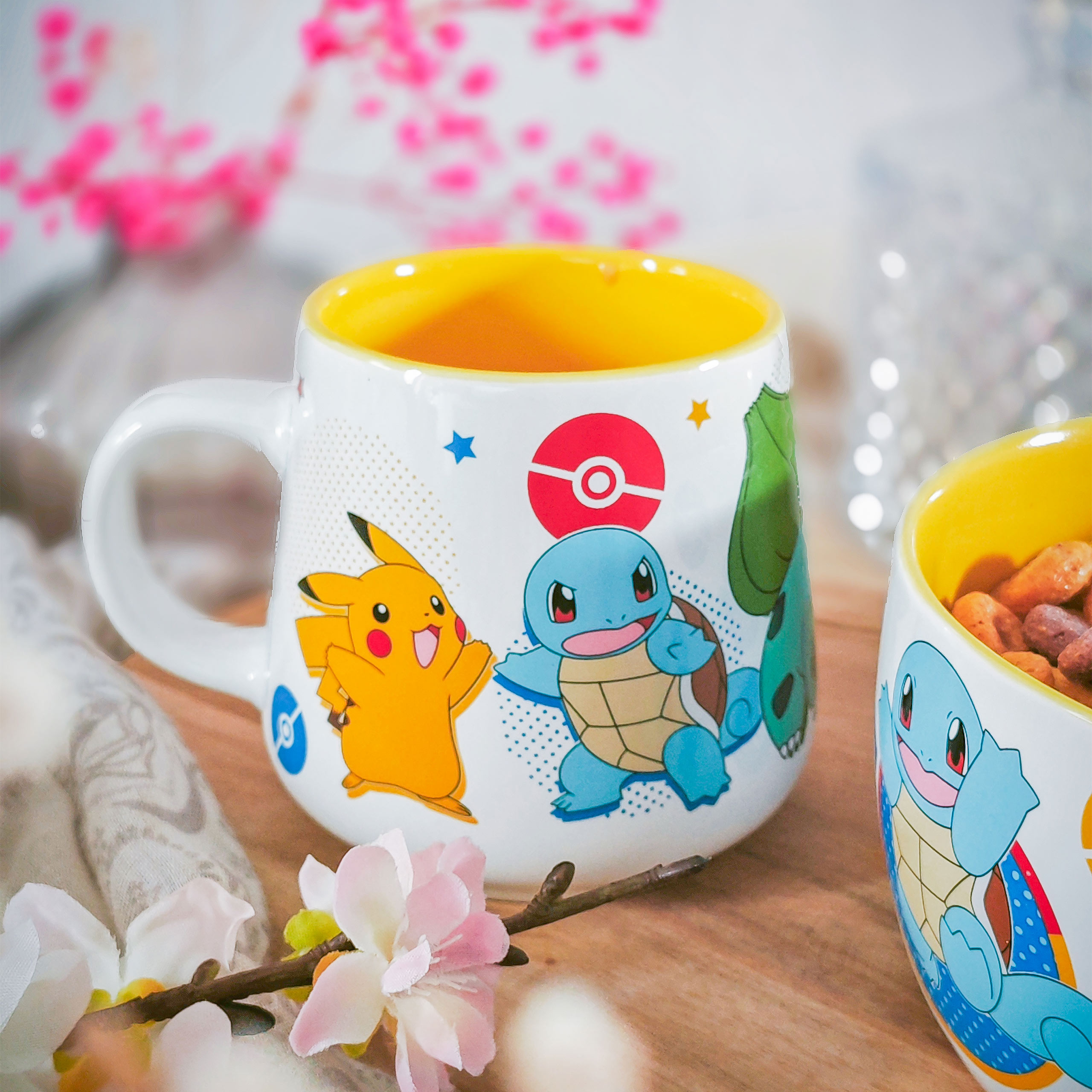 Tazza Pokemon SBG Starter 325 Ml - Ceramica Con I Tre Starter, Regalo Ufficiale