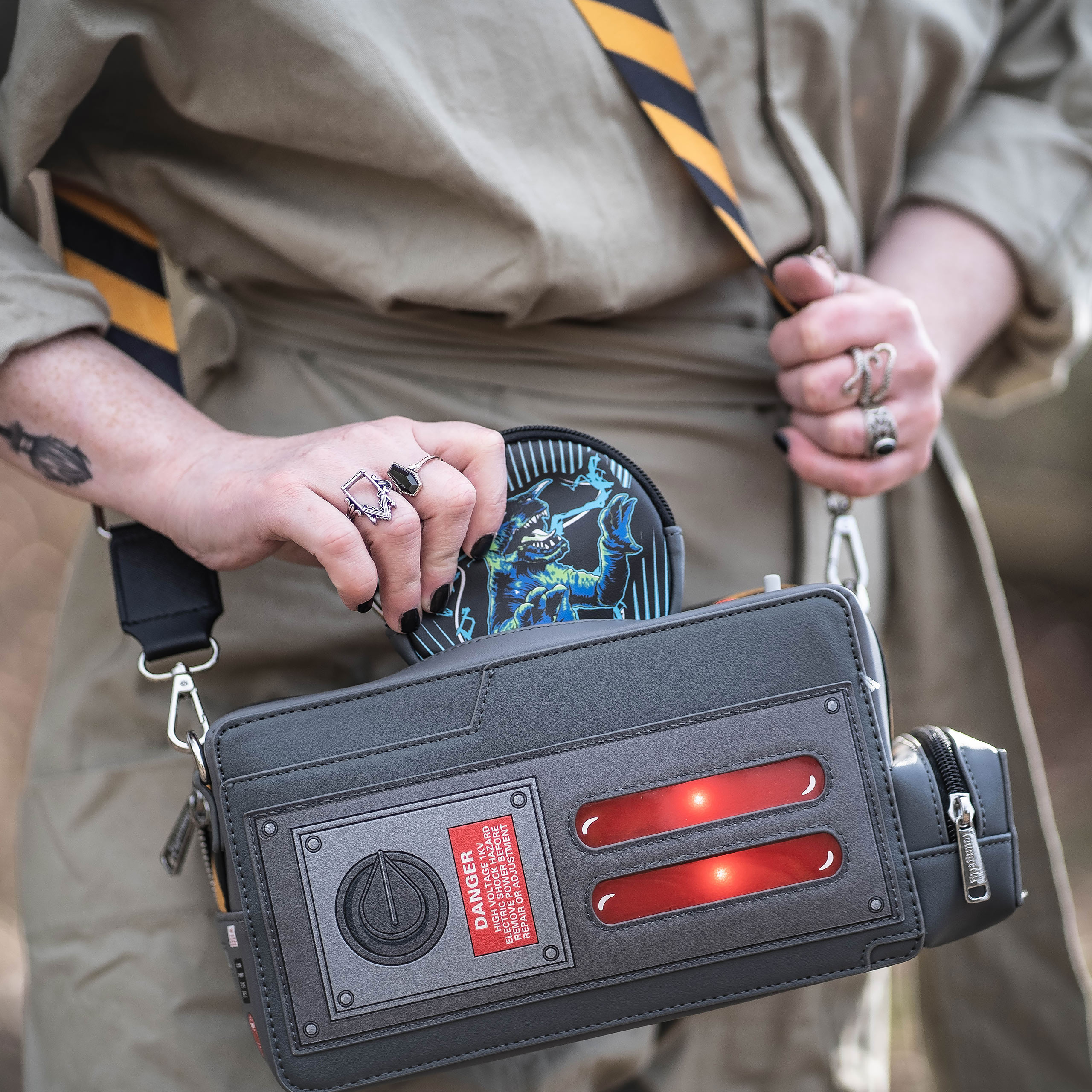Ghostbusters - No Ghost Schoudertas met Licht