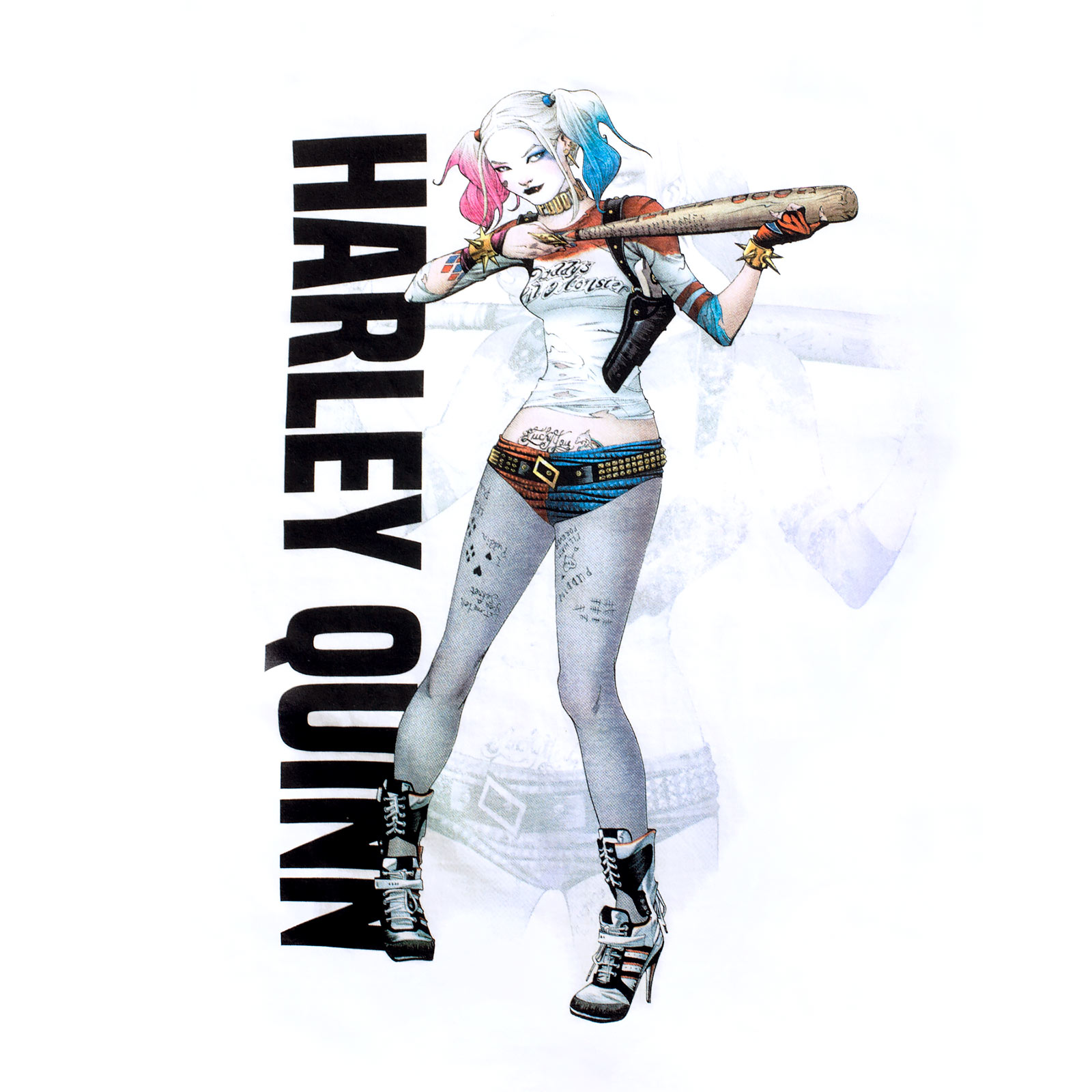 Suicide Squad - Harley Quinn Poster T-Shirt white